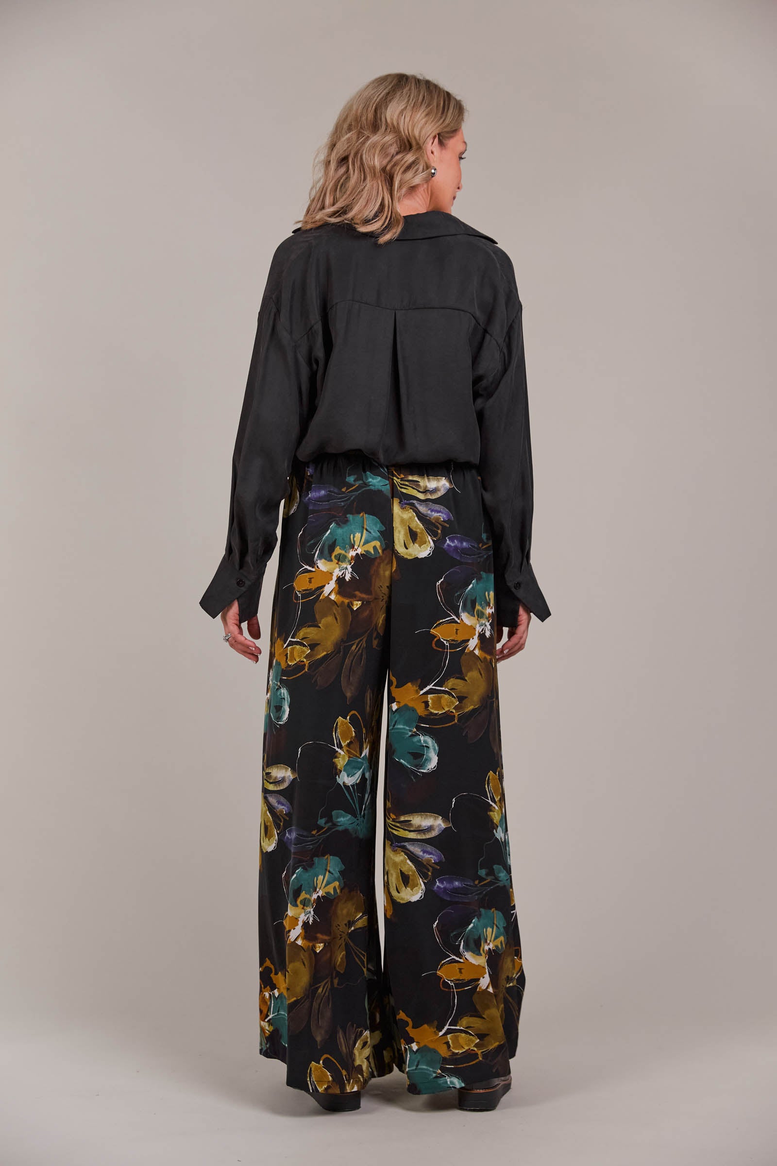 Elsie Pant - Botanical Black