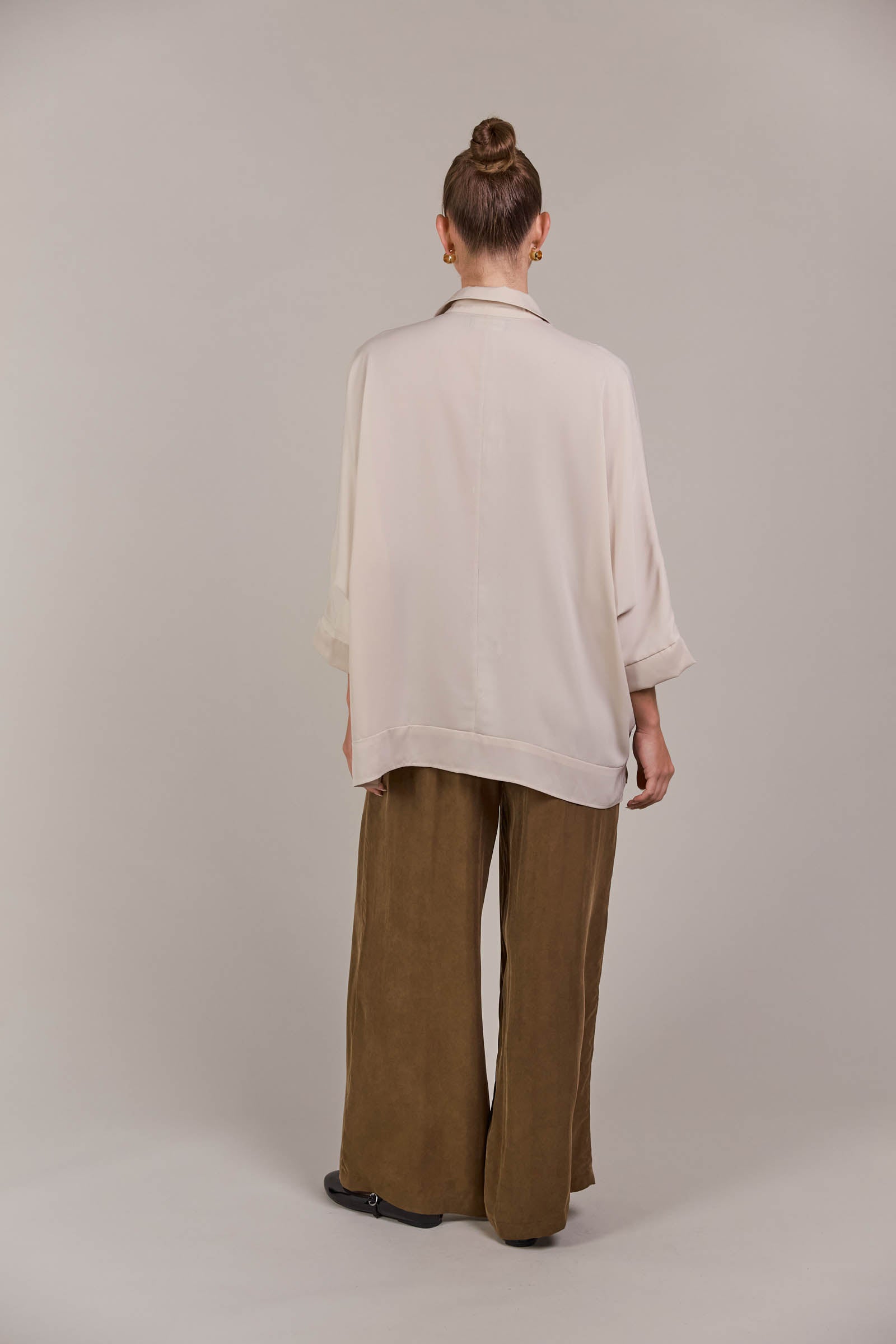 Elsie Relaxed Shirt - Ecru