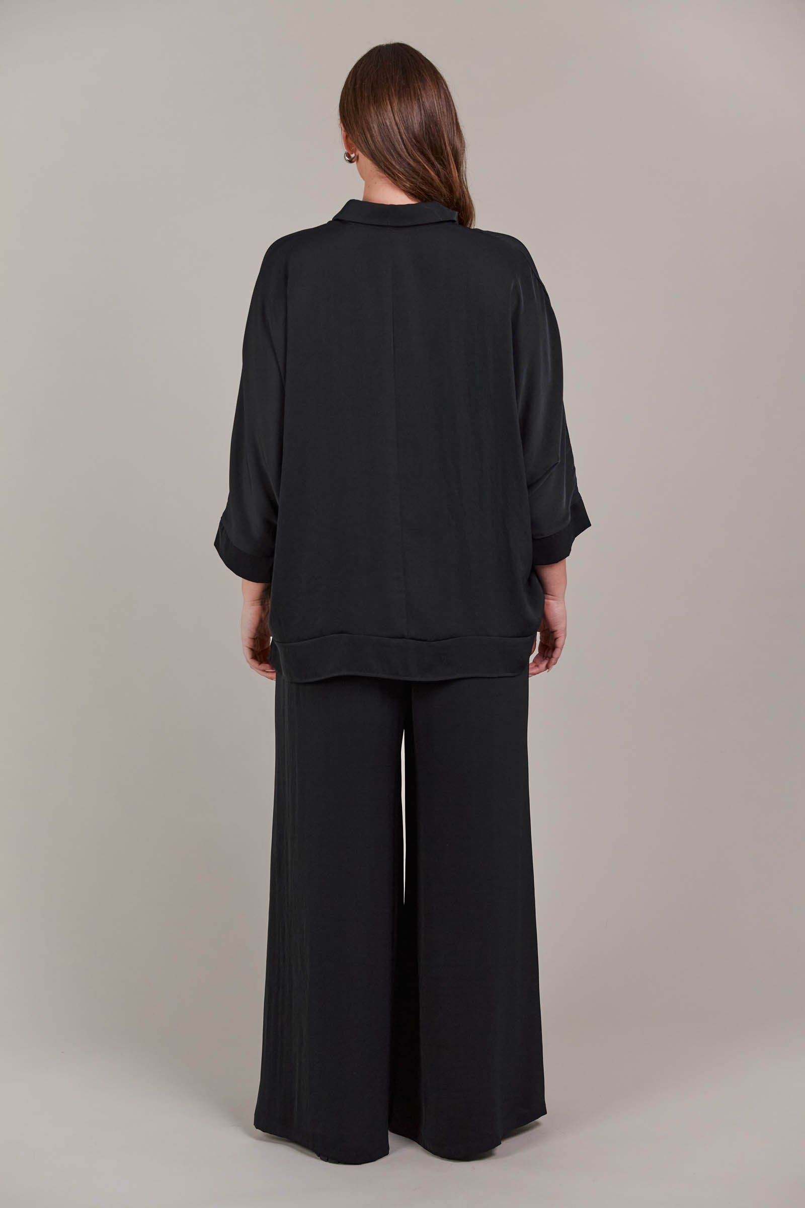 Elsie Relaxed Shirt - Black