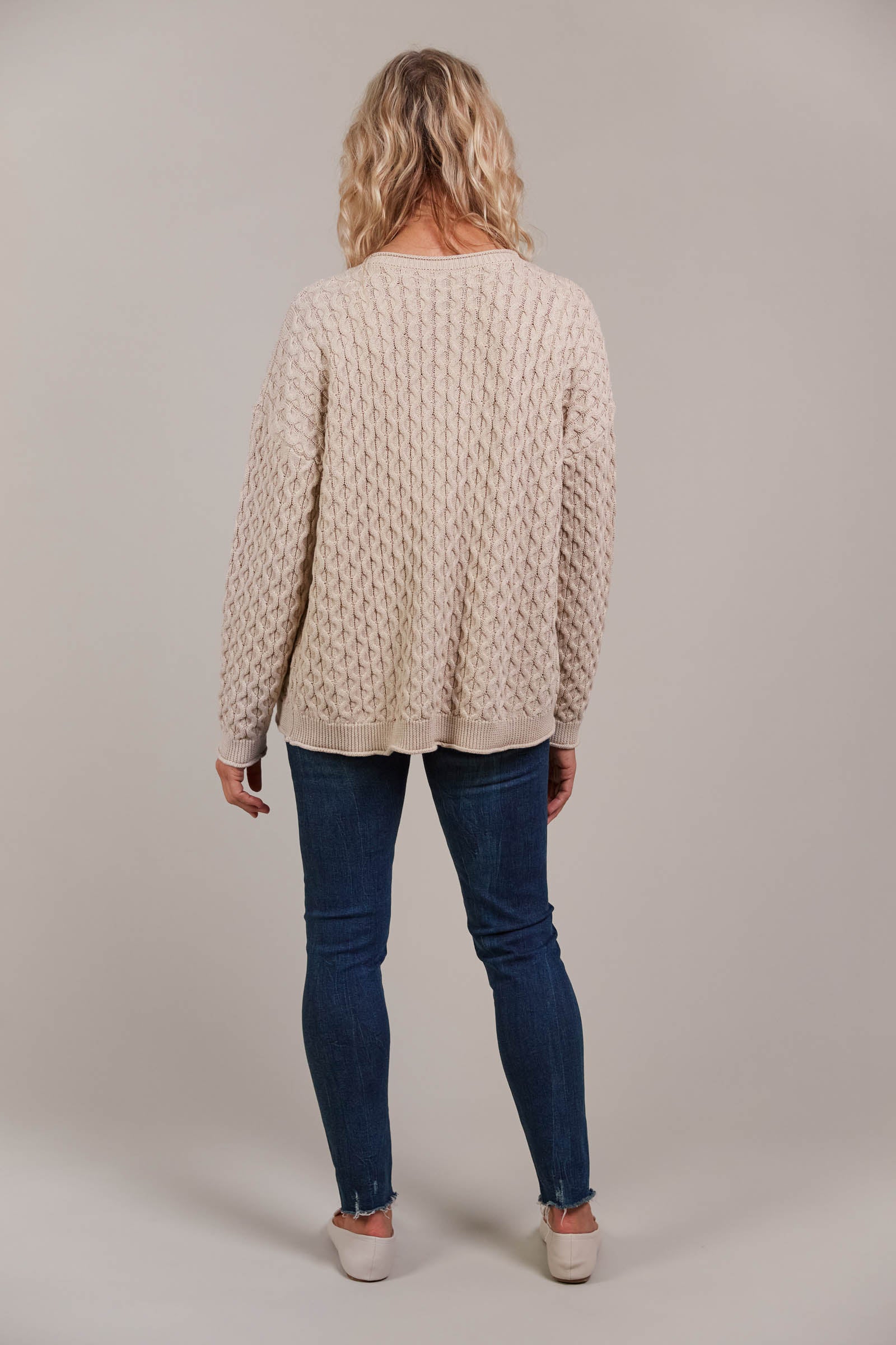 Naviva Cardigan - Oat