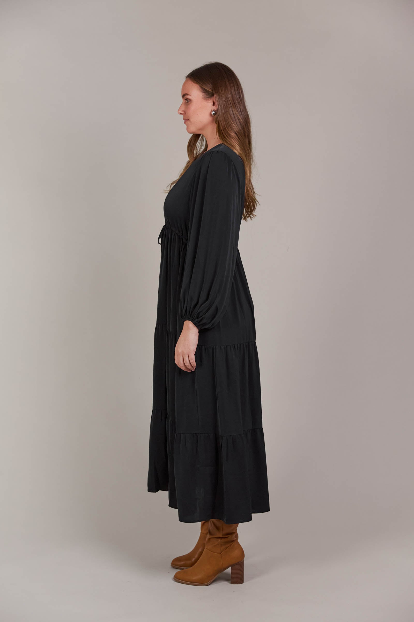 Elsie Maxi Dress - Black