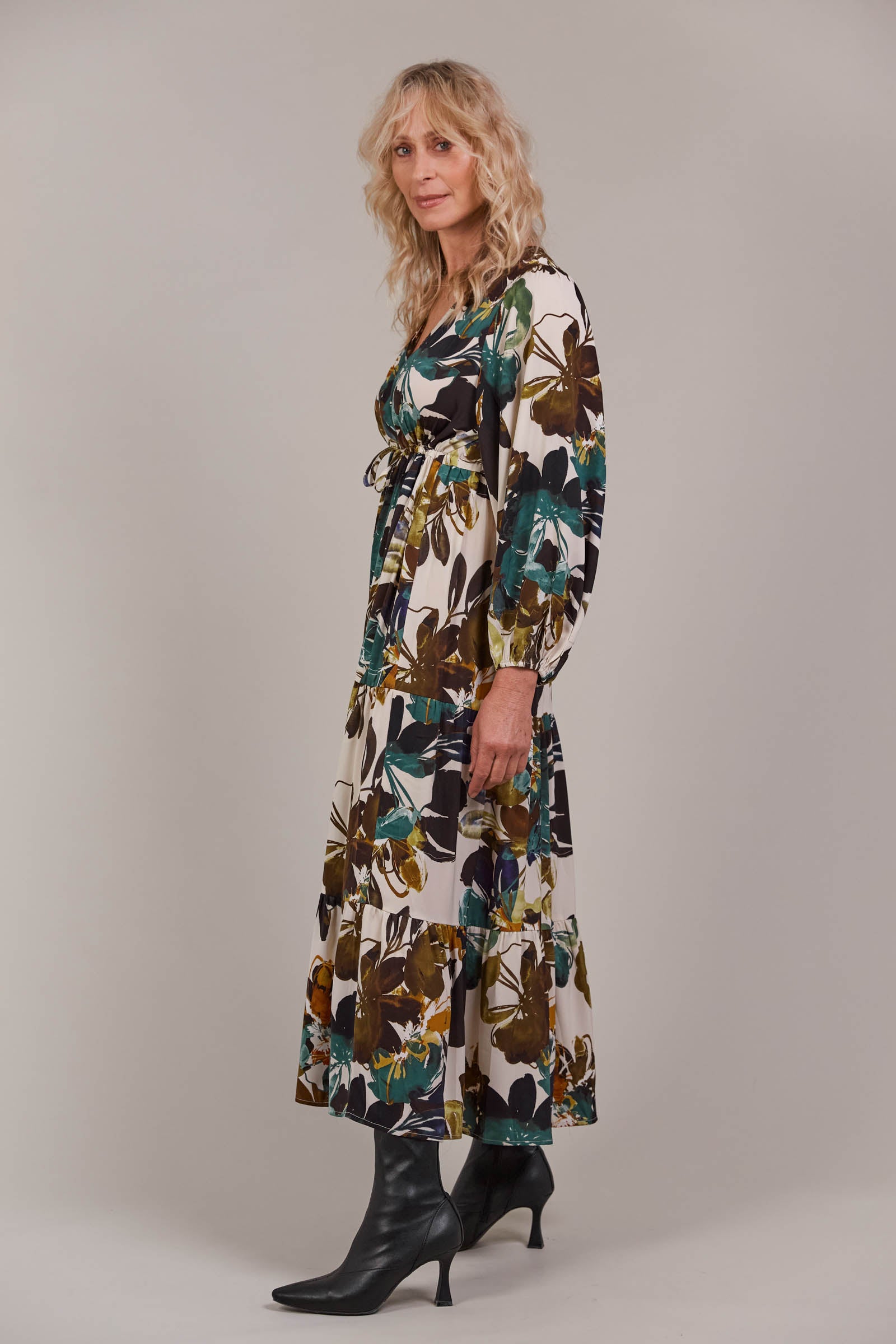 Elsie Maxi Dress - Botanical Tusk