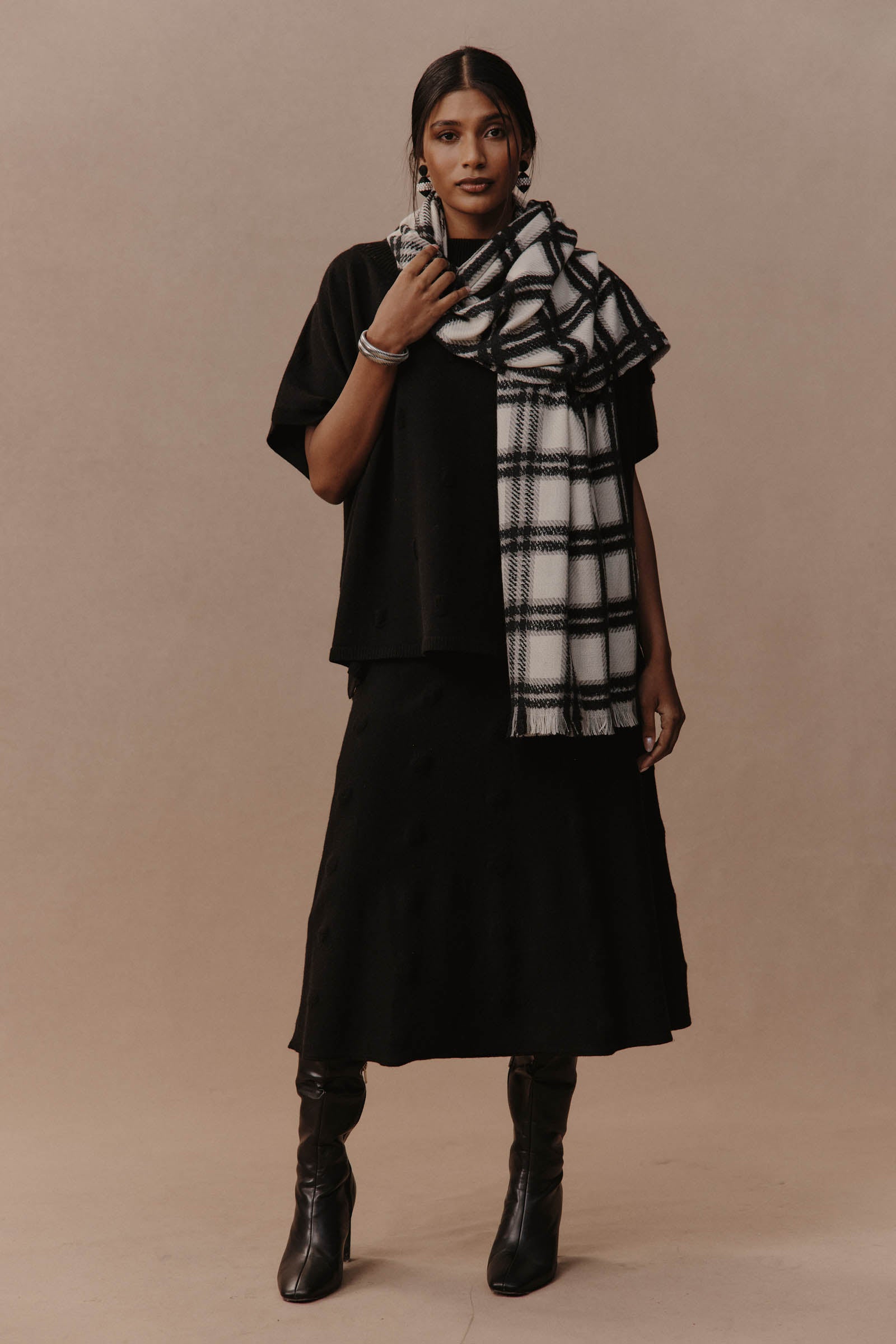 Masa Knit Skirt - Black