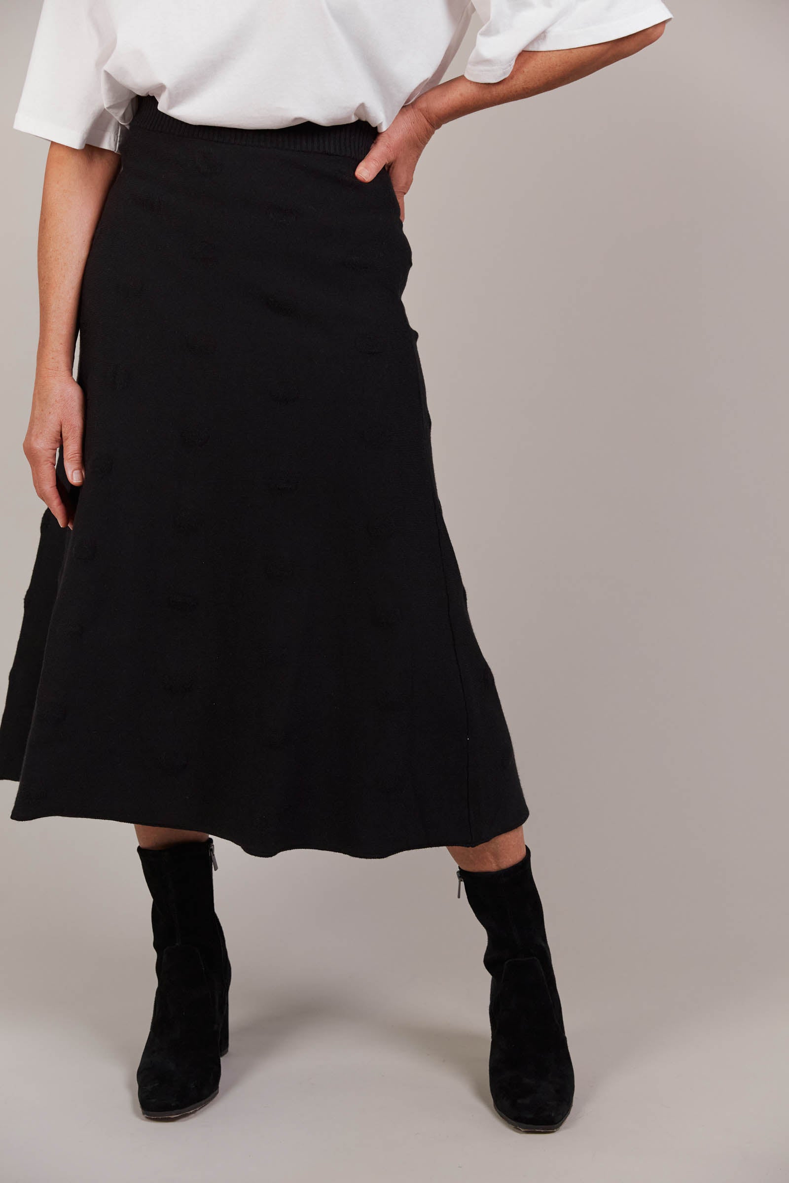 Masa Knit Skirt - Black