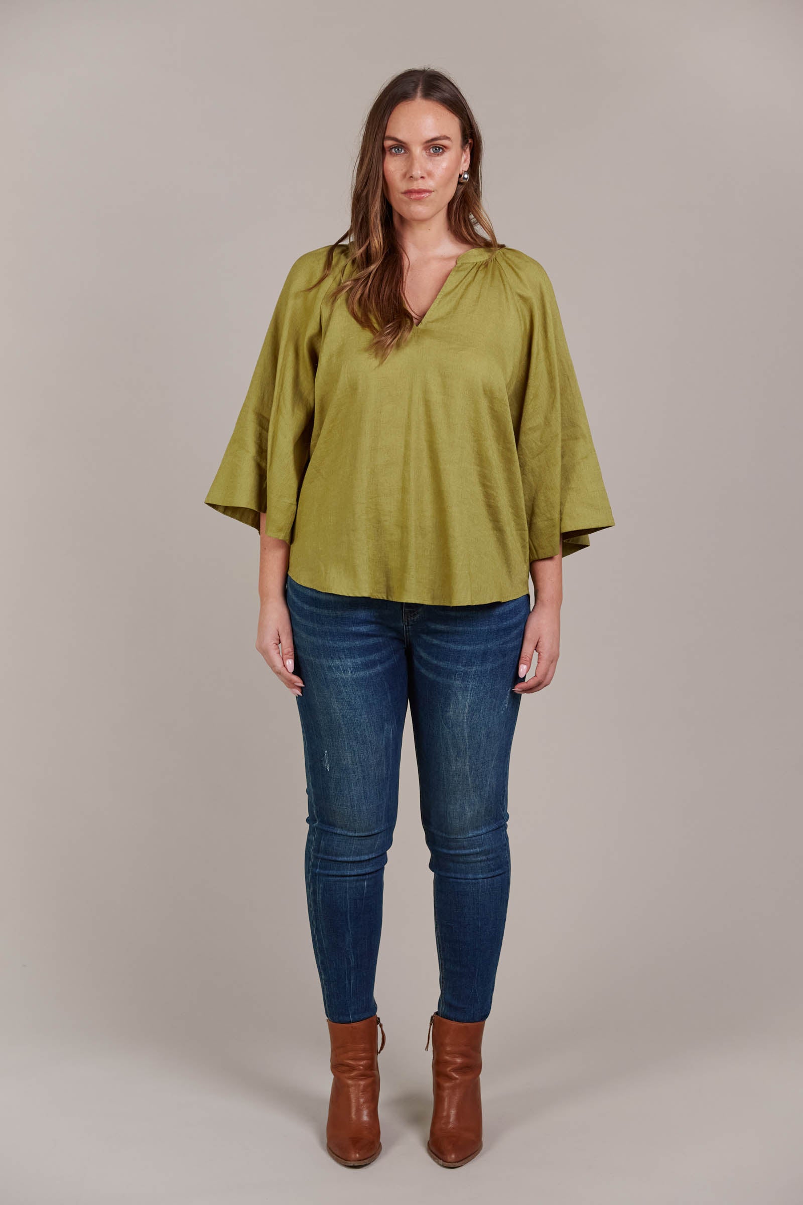 Laax Blouse - Chartreuse