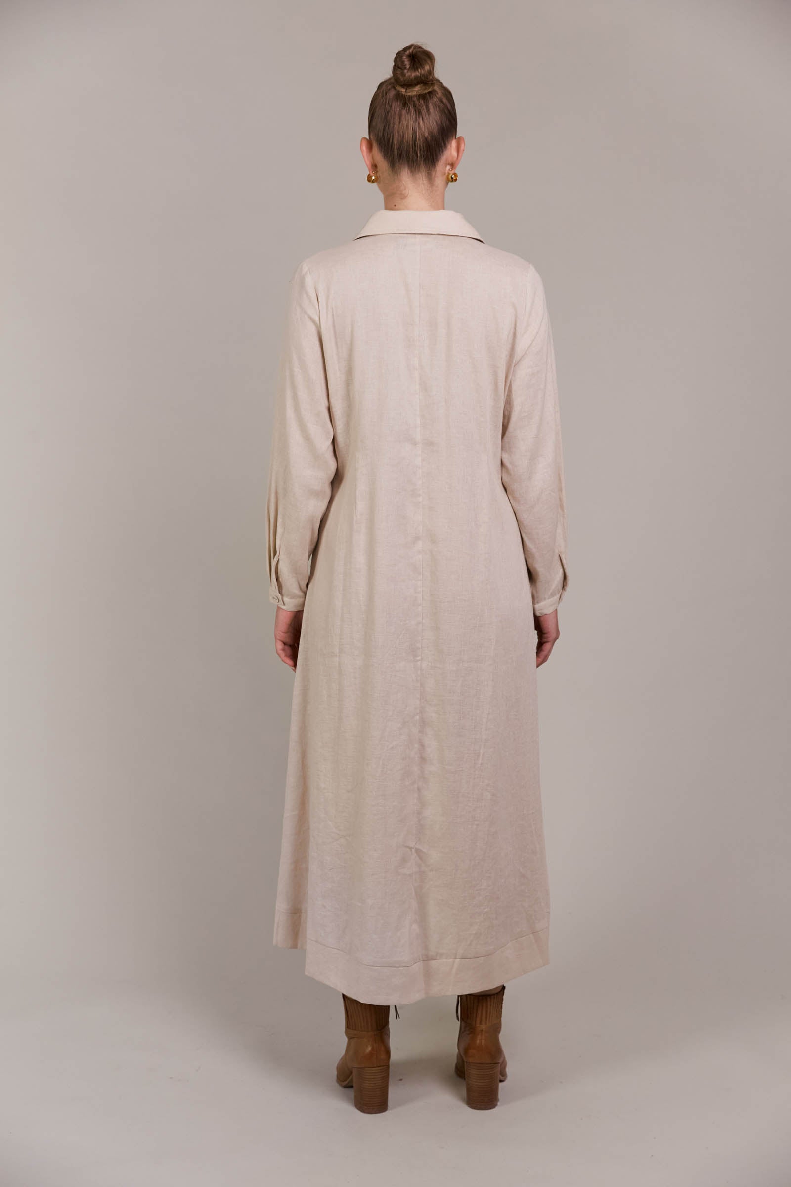 Laax Shirt Dress - Ecru