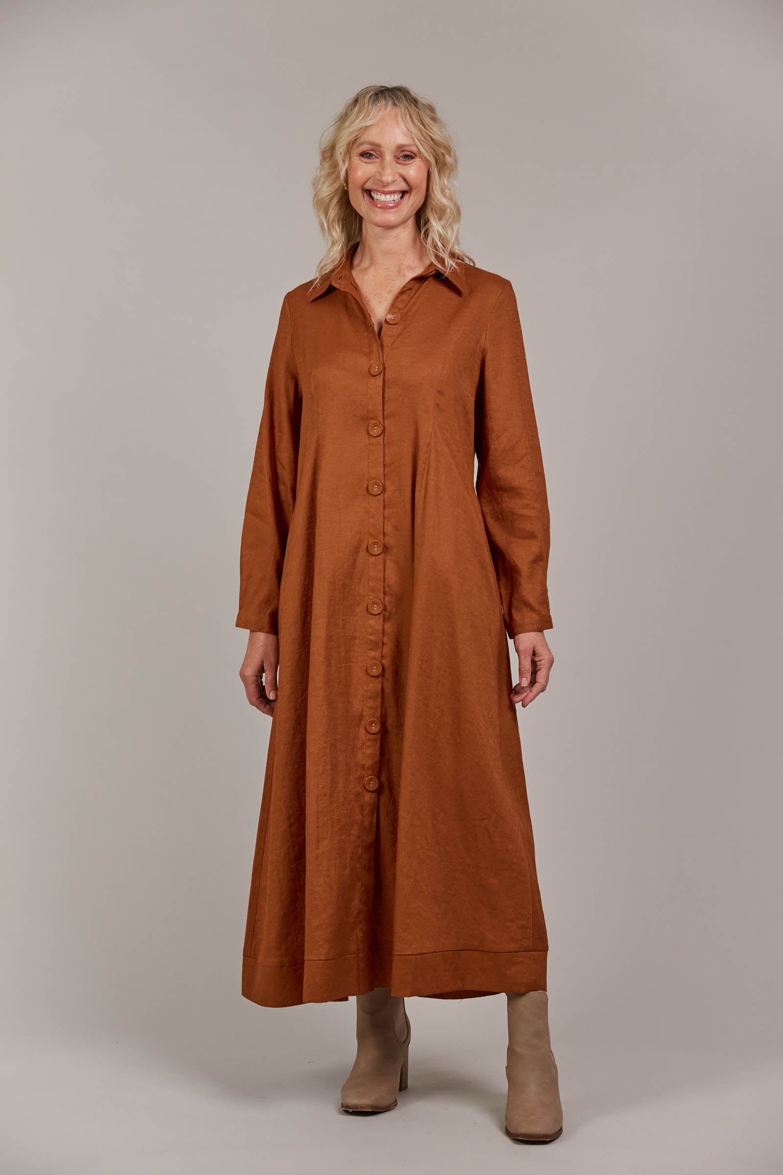 Laax Shirt Dress - Hazel