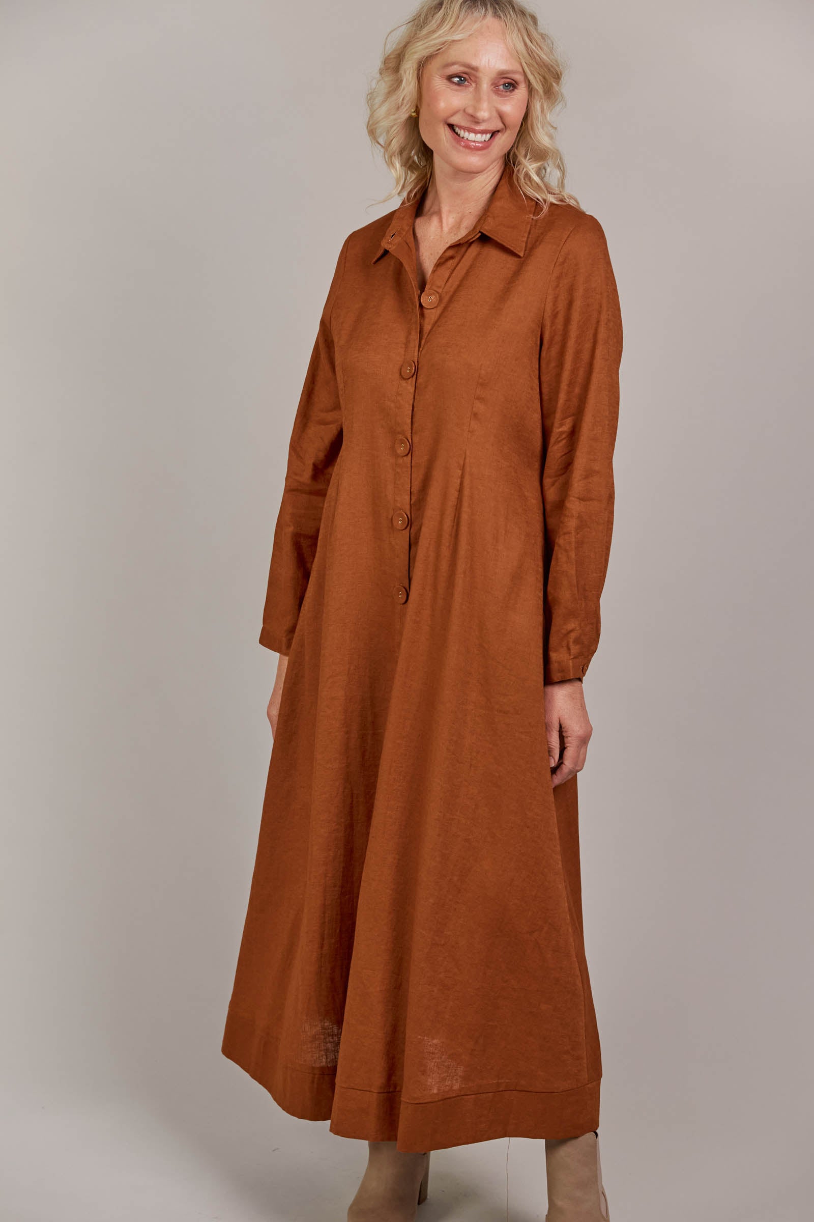 Laax Shirt Dress - Hazel