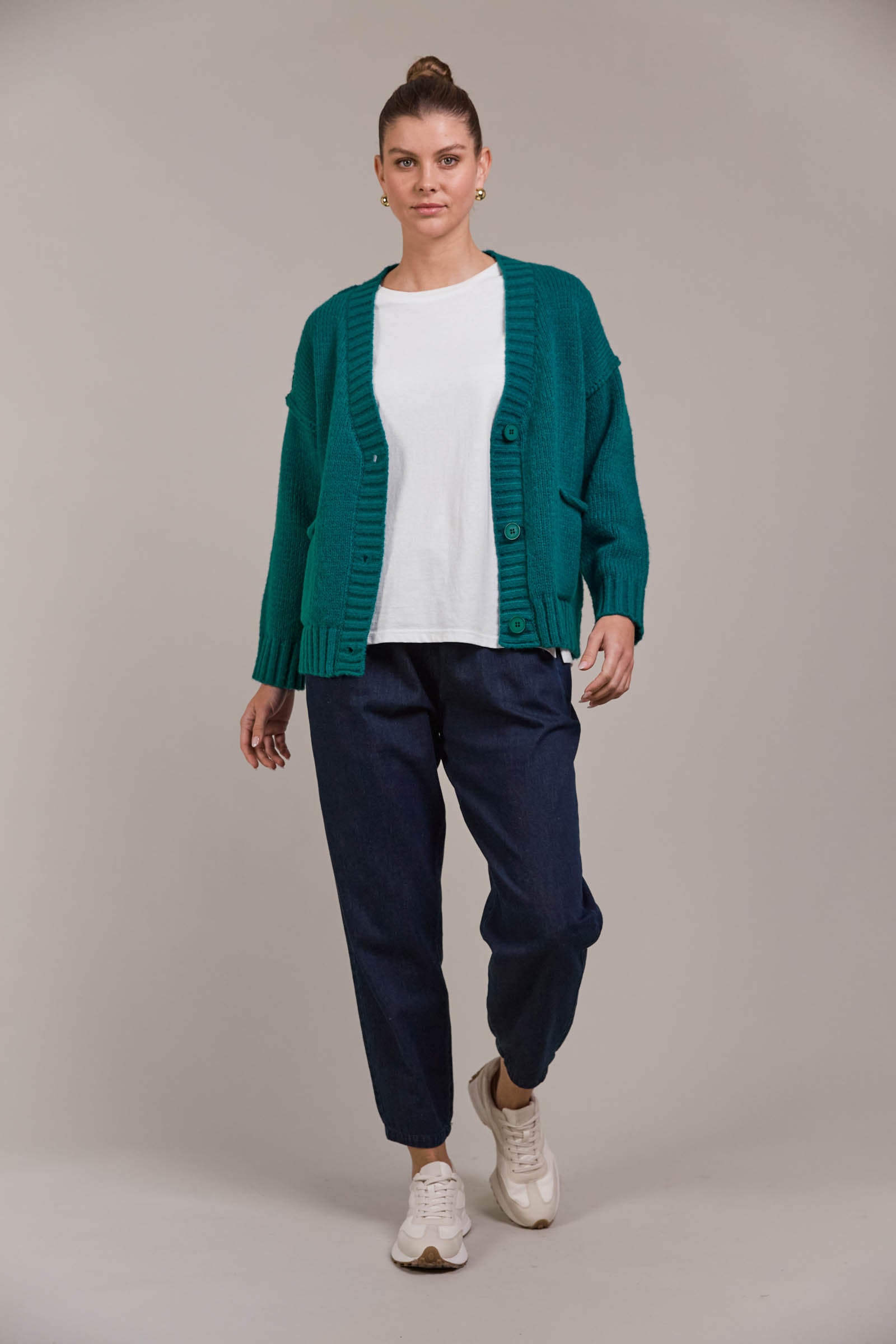 Katana Cardigan - Teal