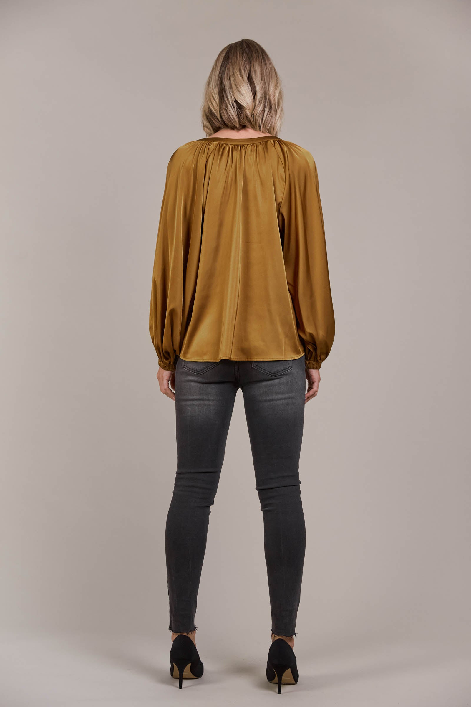 Ivy Blouse - Tobacco