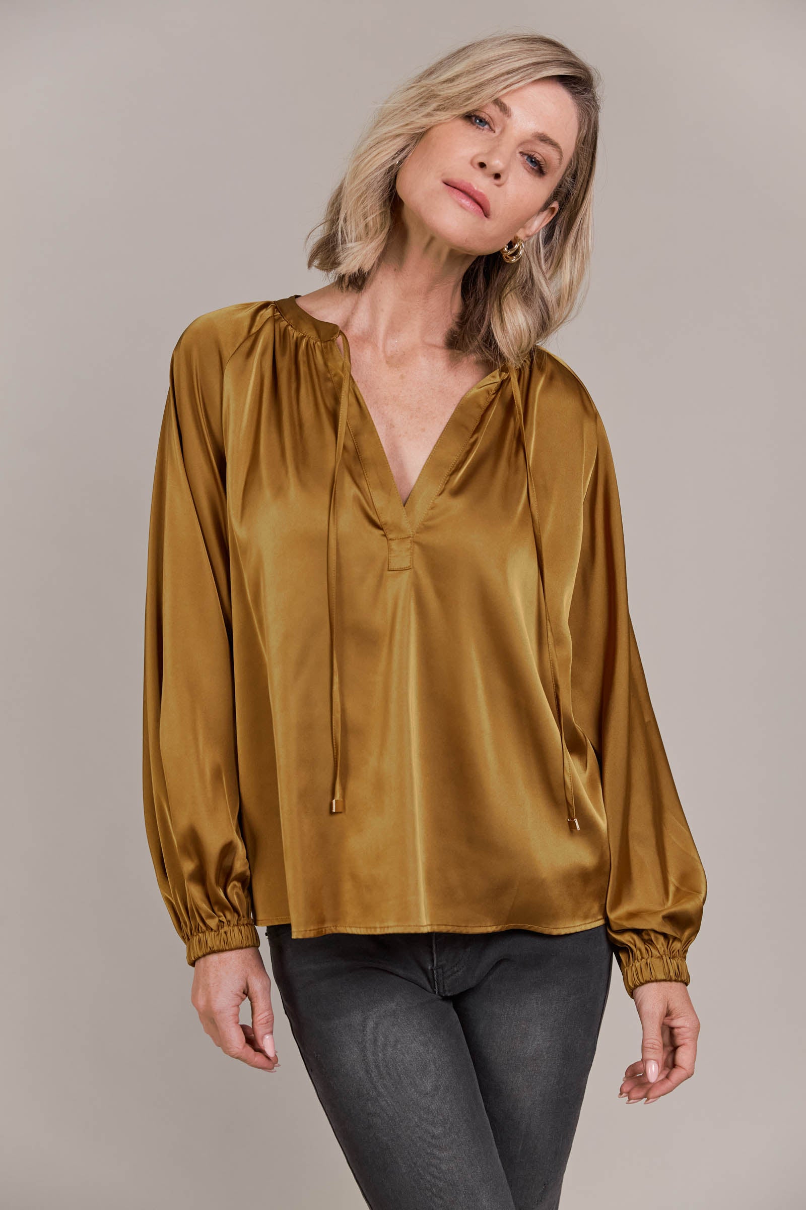 Ivy Blouse - Tobacco