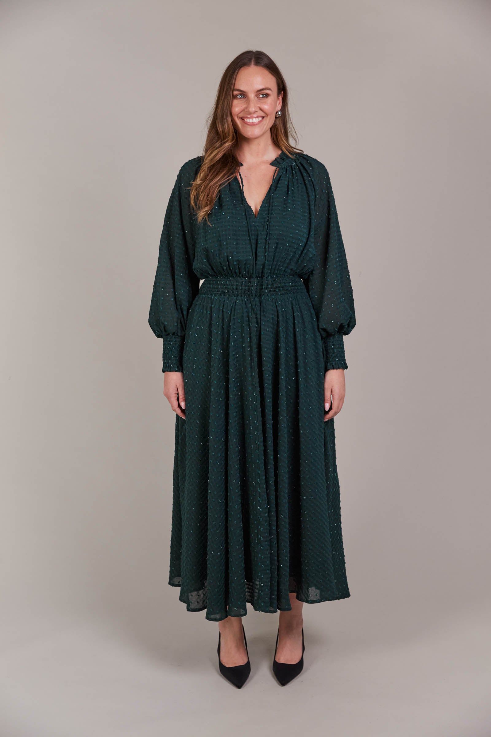 Ayana Maxi Dress - Peacock