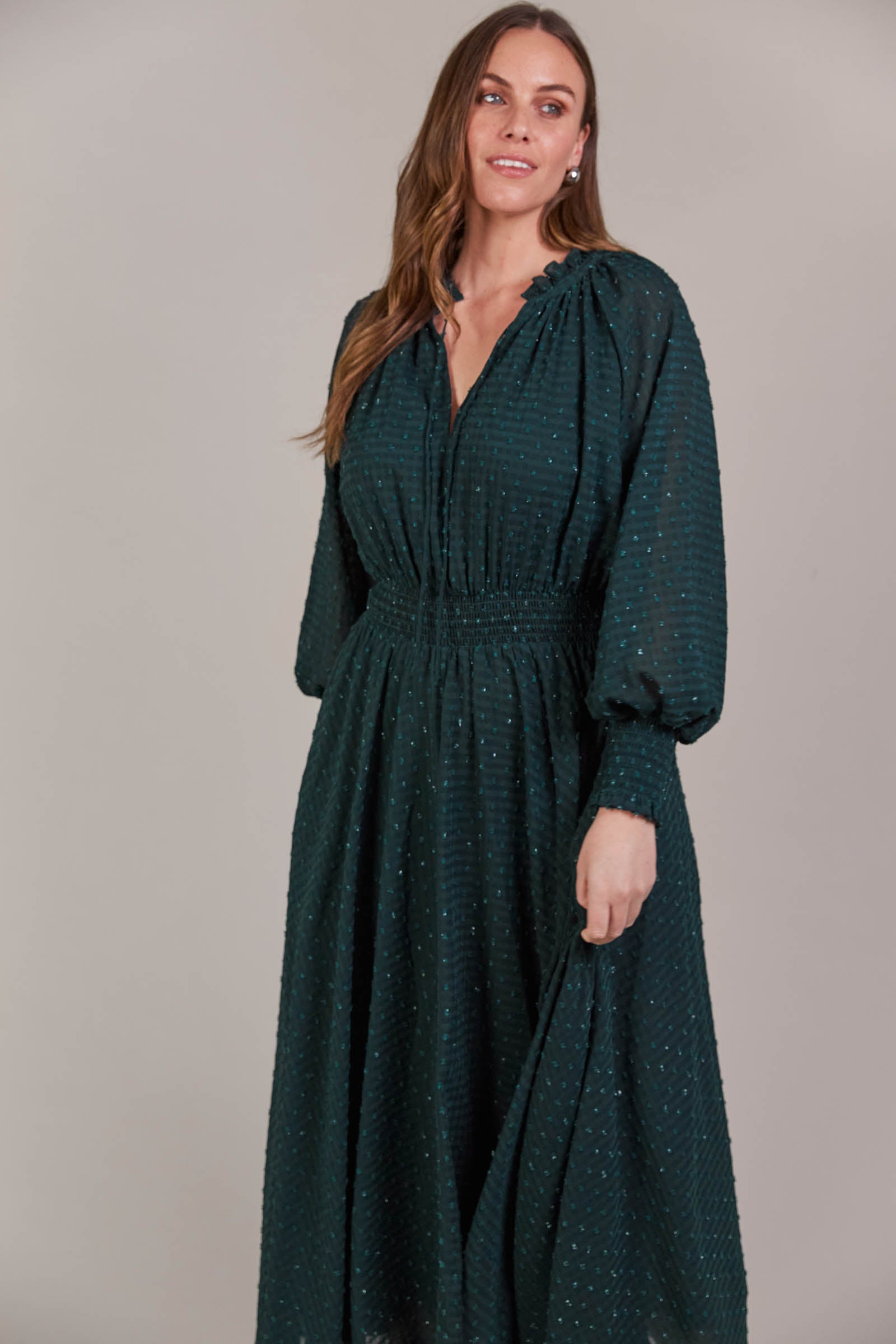 Ayana Maxi Dress - Peacock