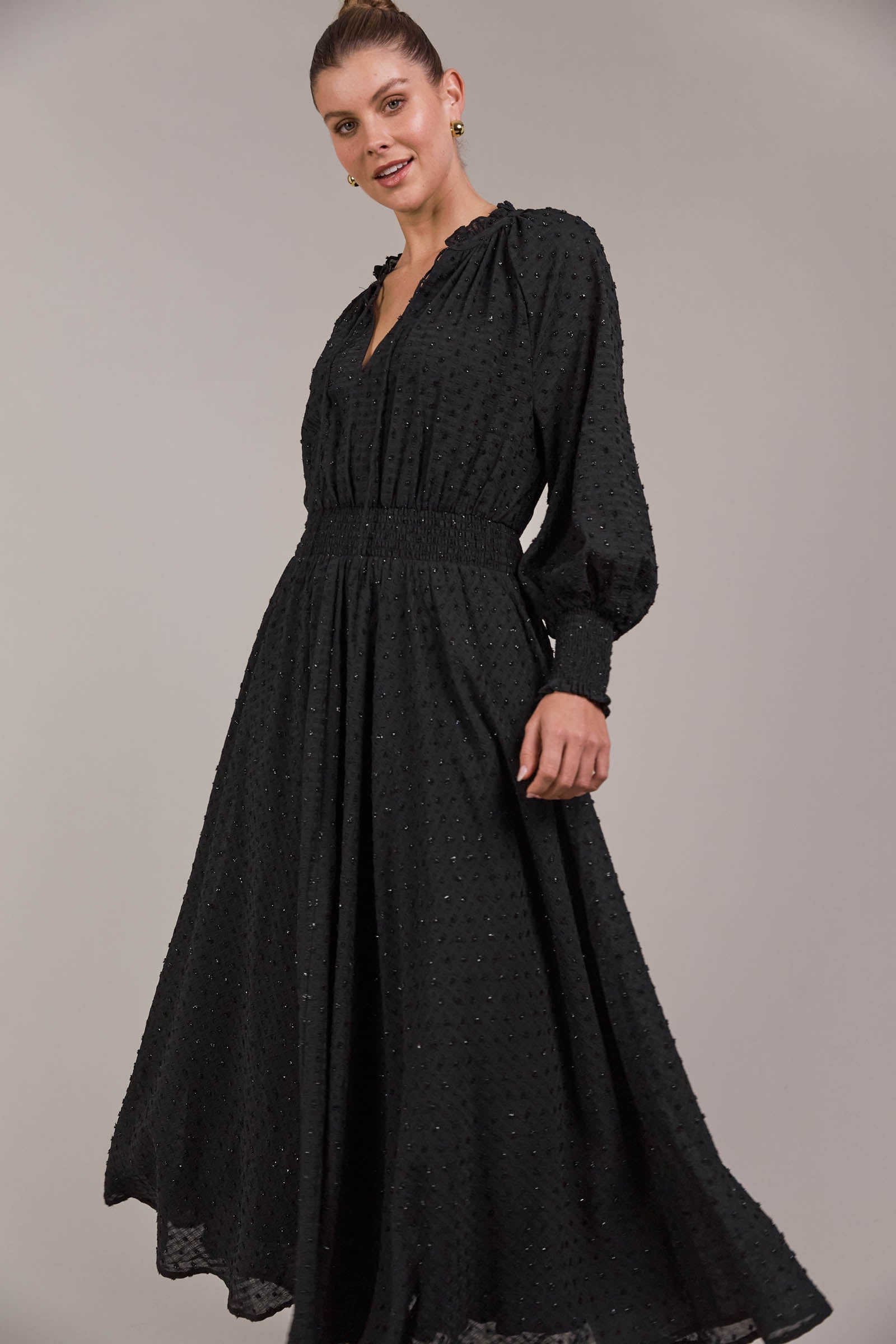 Ayana Maxi Dress - Black