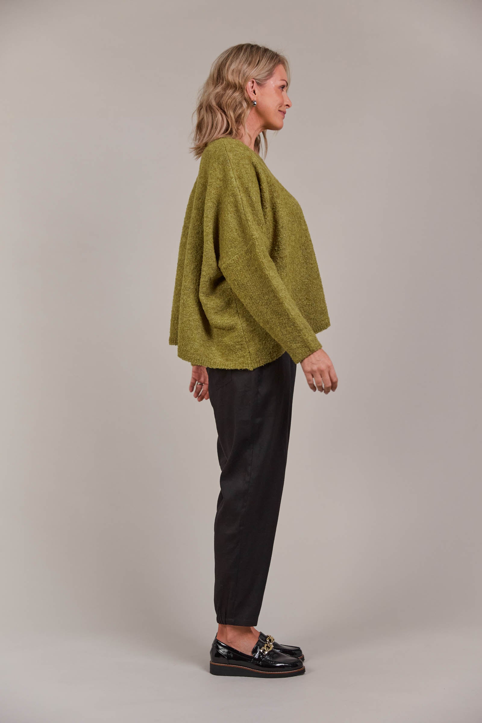 Folie Relaxed Knit - Chartreuse