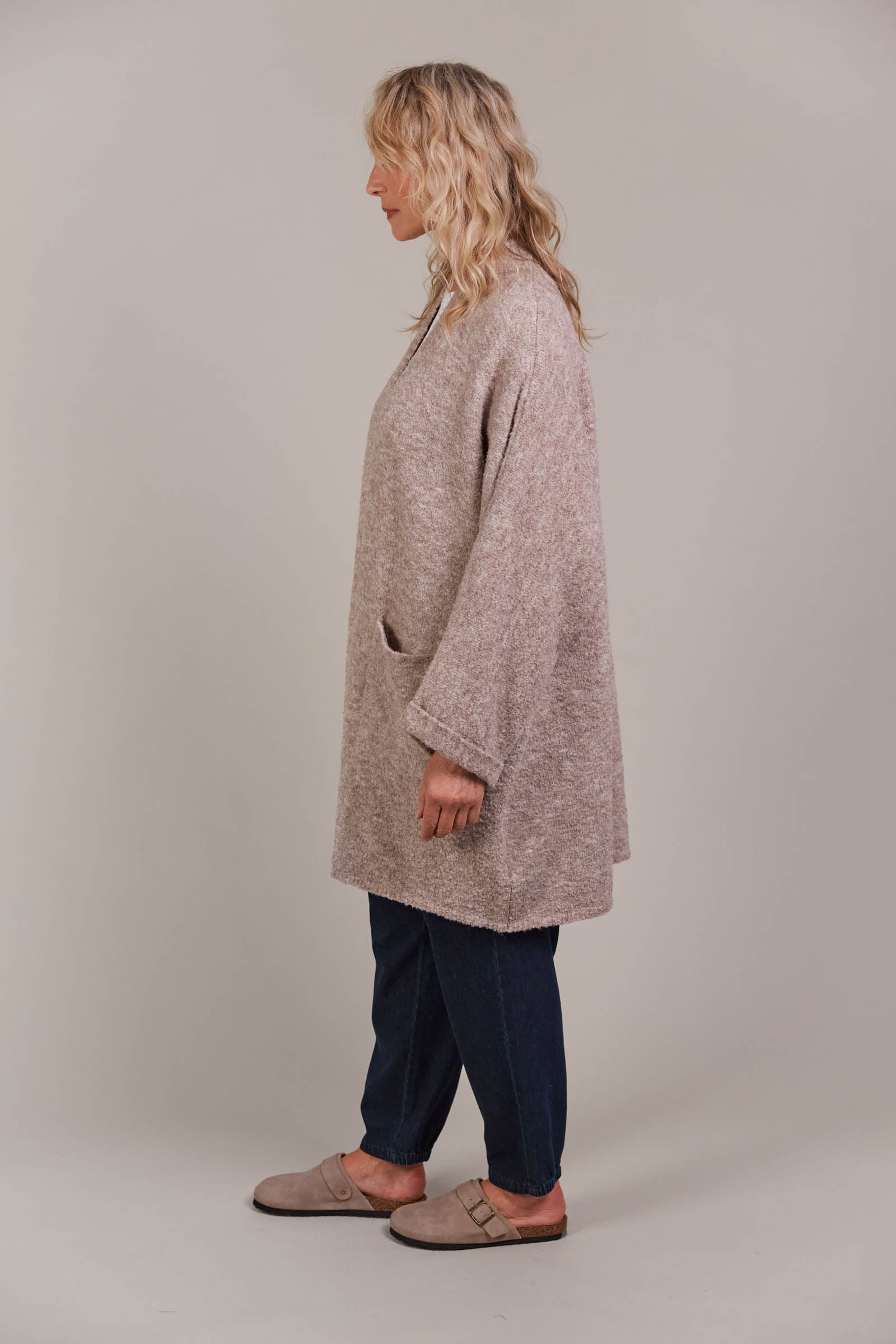 Folie Relaxed Cardigan - Oat