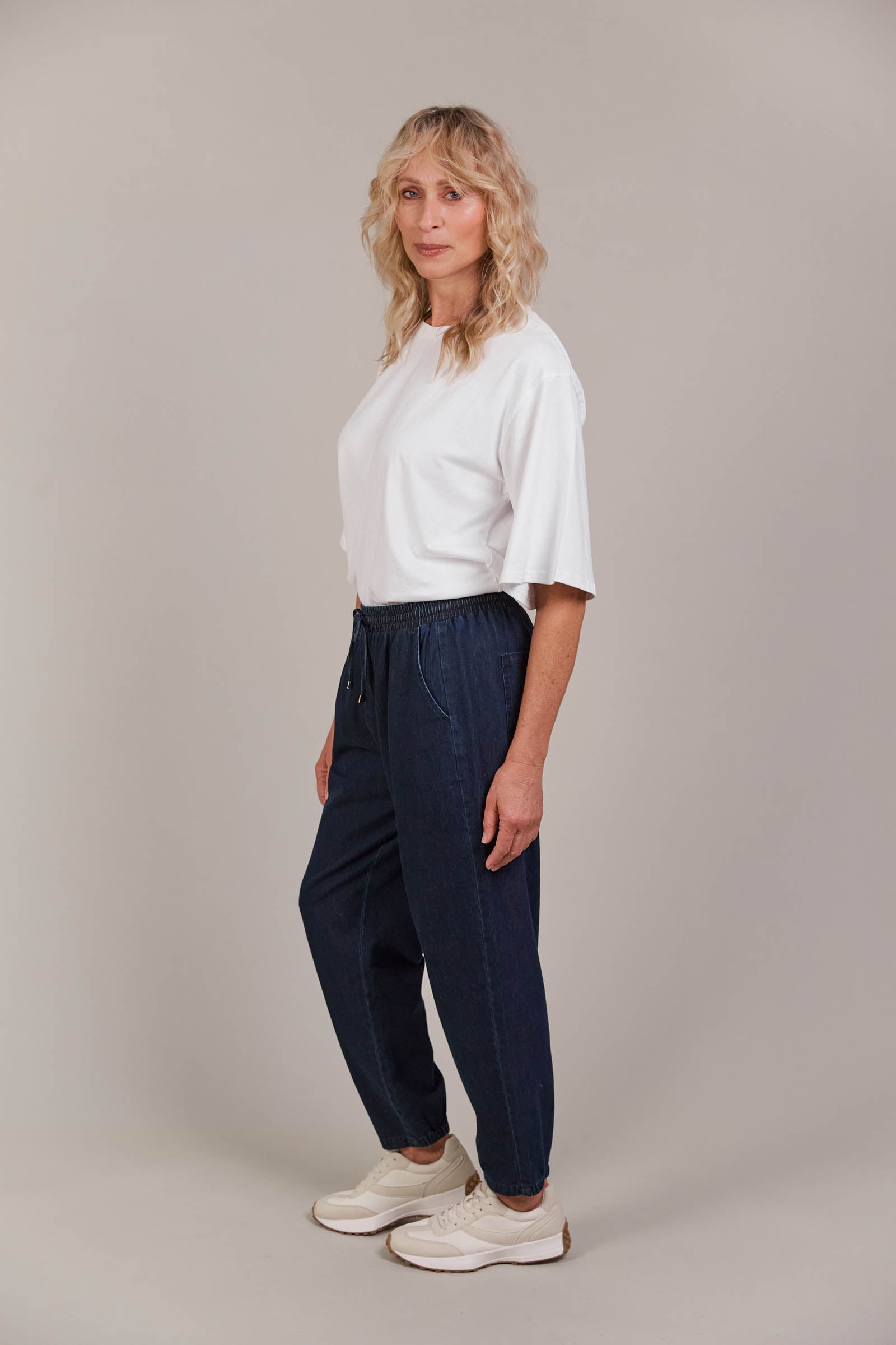 Pepi Relaxed Denim Pant - Oxford