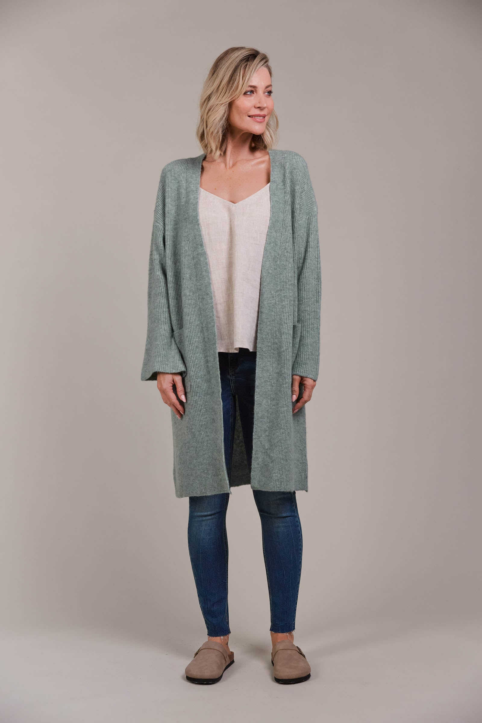 Merano Oversize Cardigan - Jasper