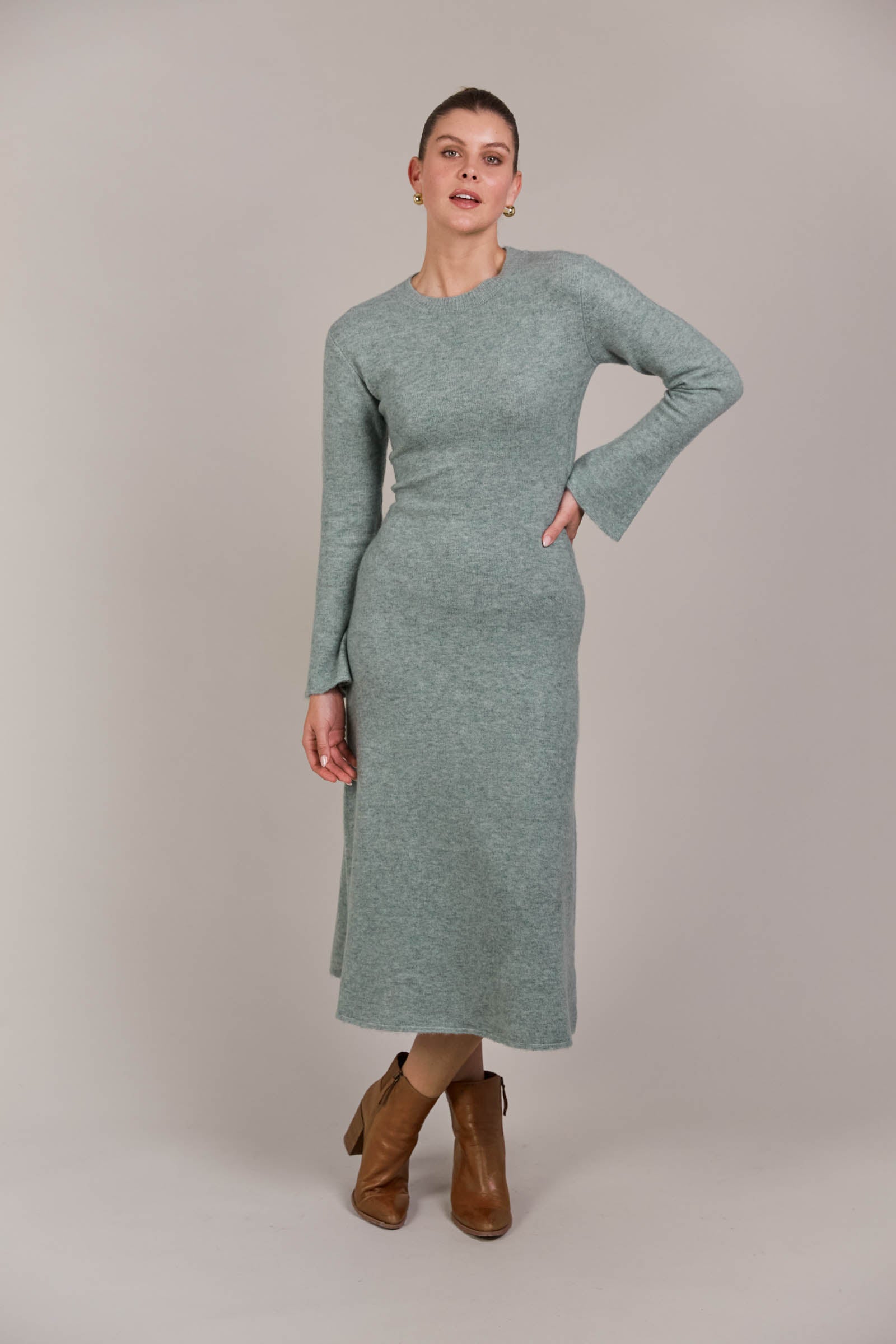 Merano Knit Dress - Jasper