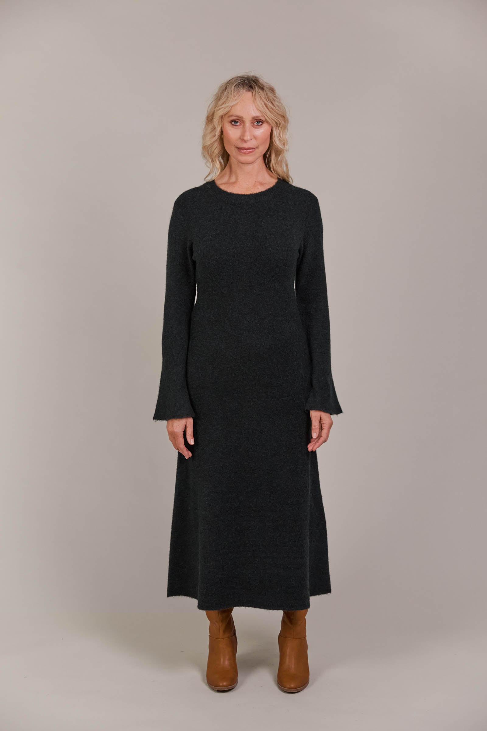 Merano Knit Dress - Char