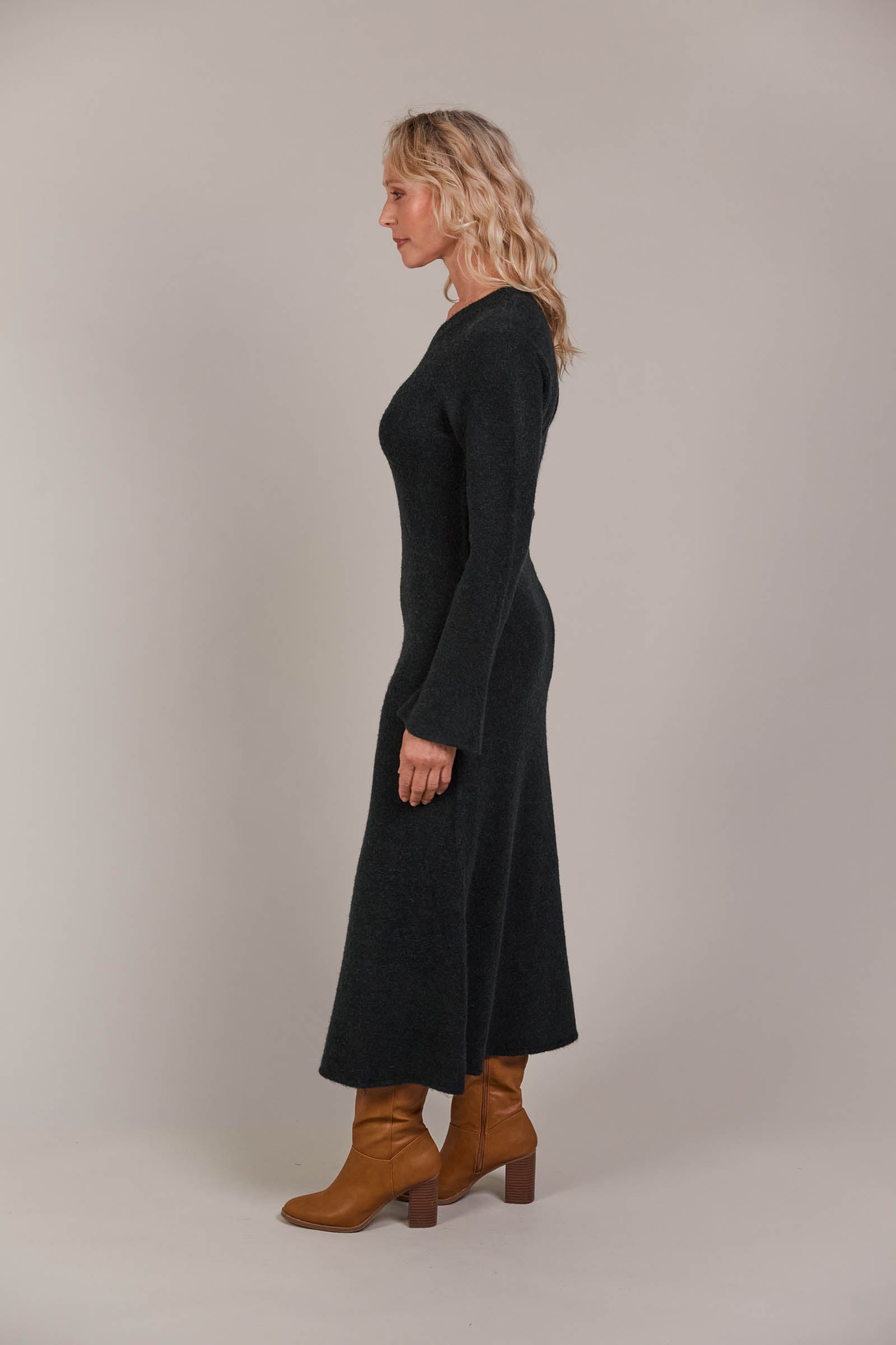 Merano Knit Dress - Char