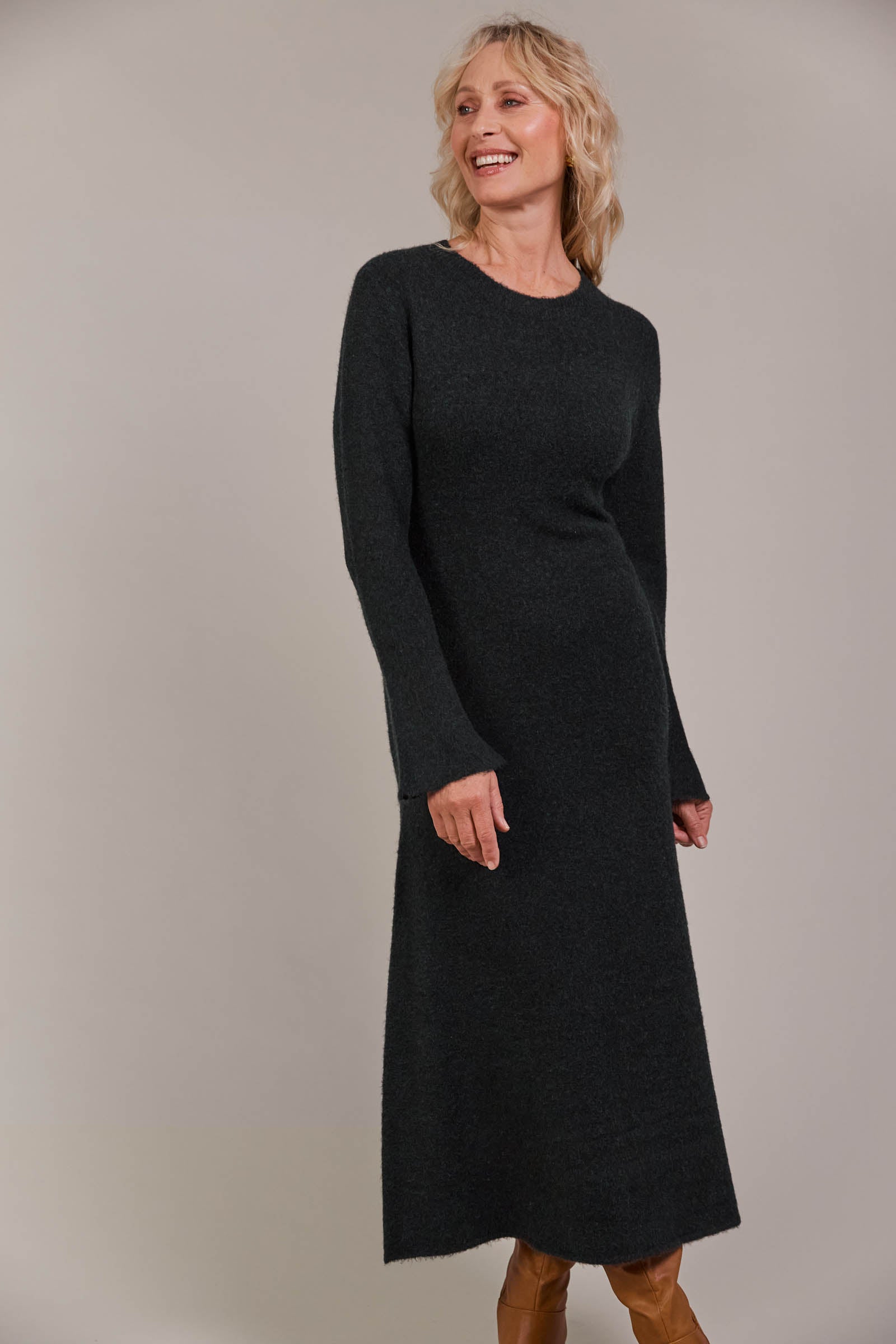 Merano Knit Dress - Char