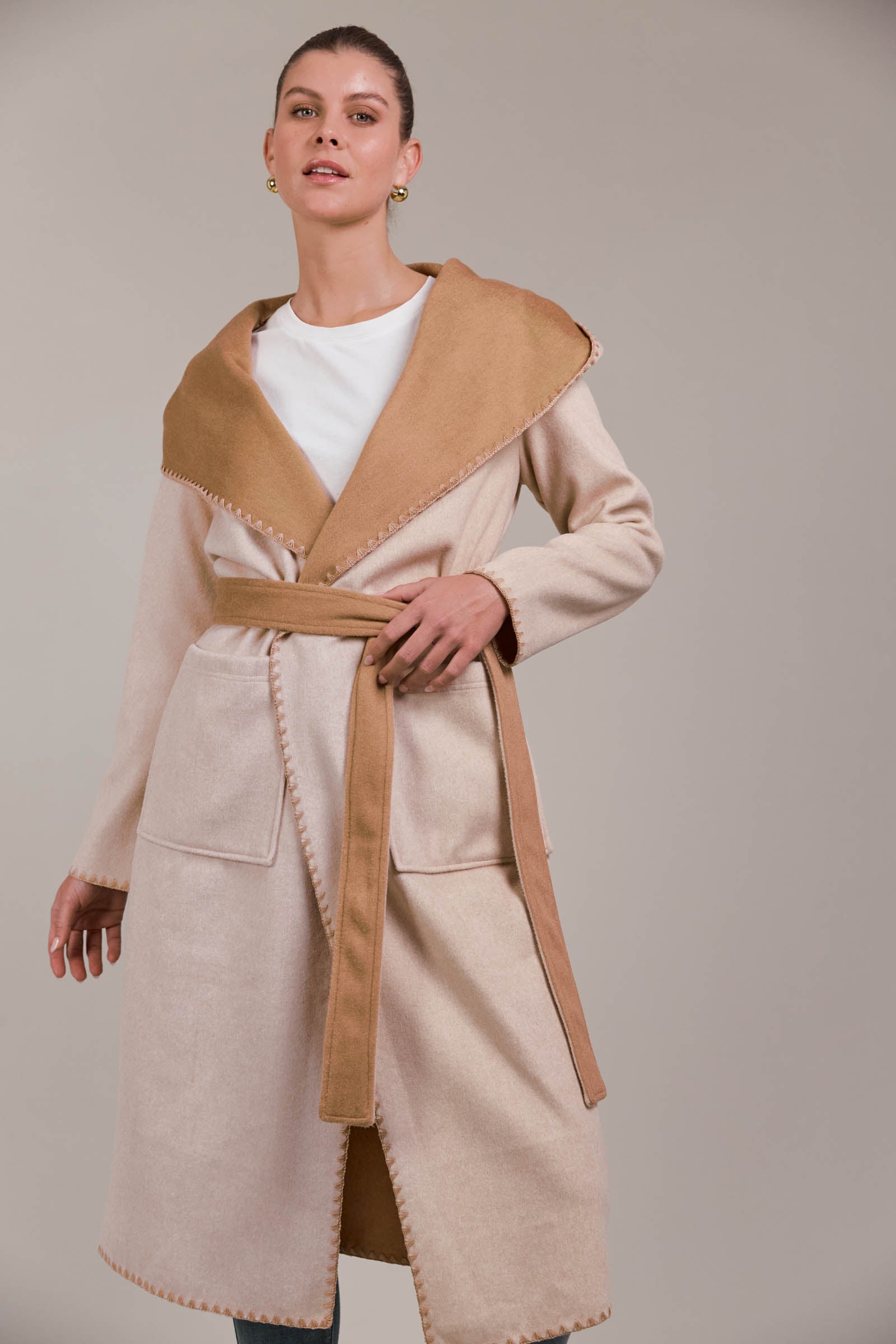 Manta Coat - Hazel