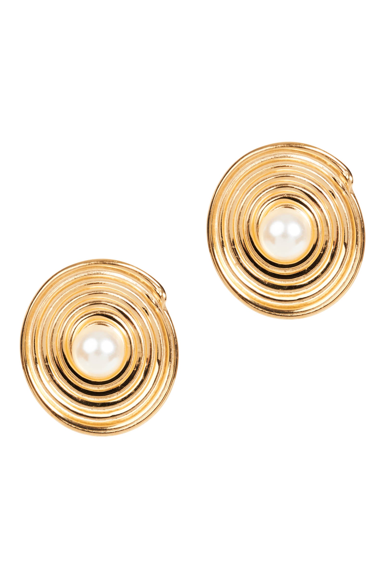 Ivy Pearl Earring - Swirl