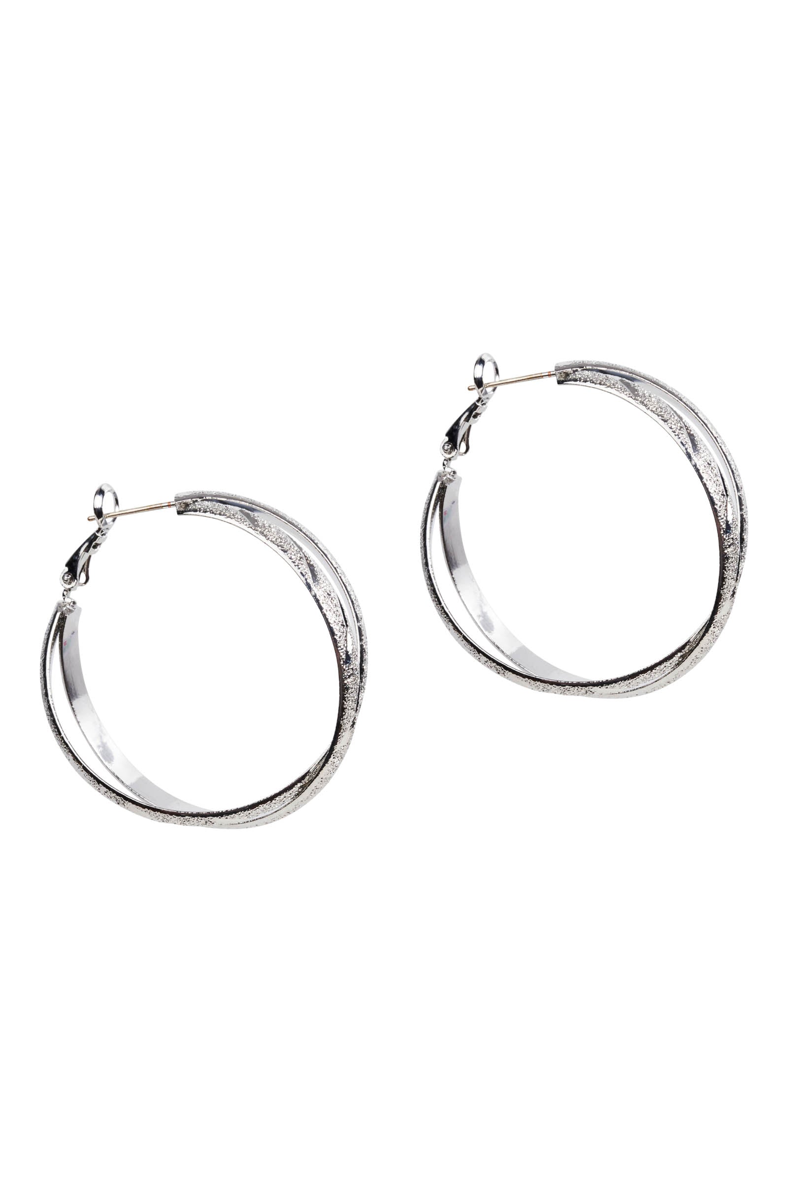 Eden Silver Hoop Earring - Multi