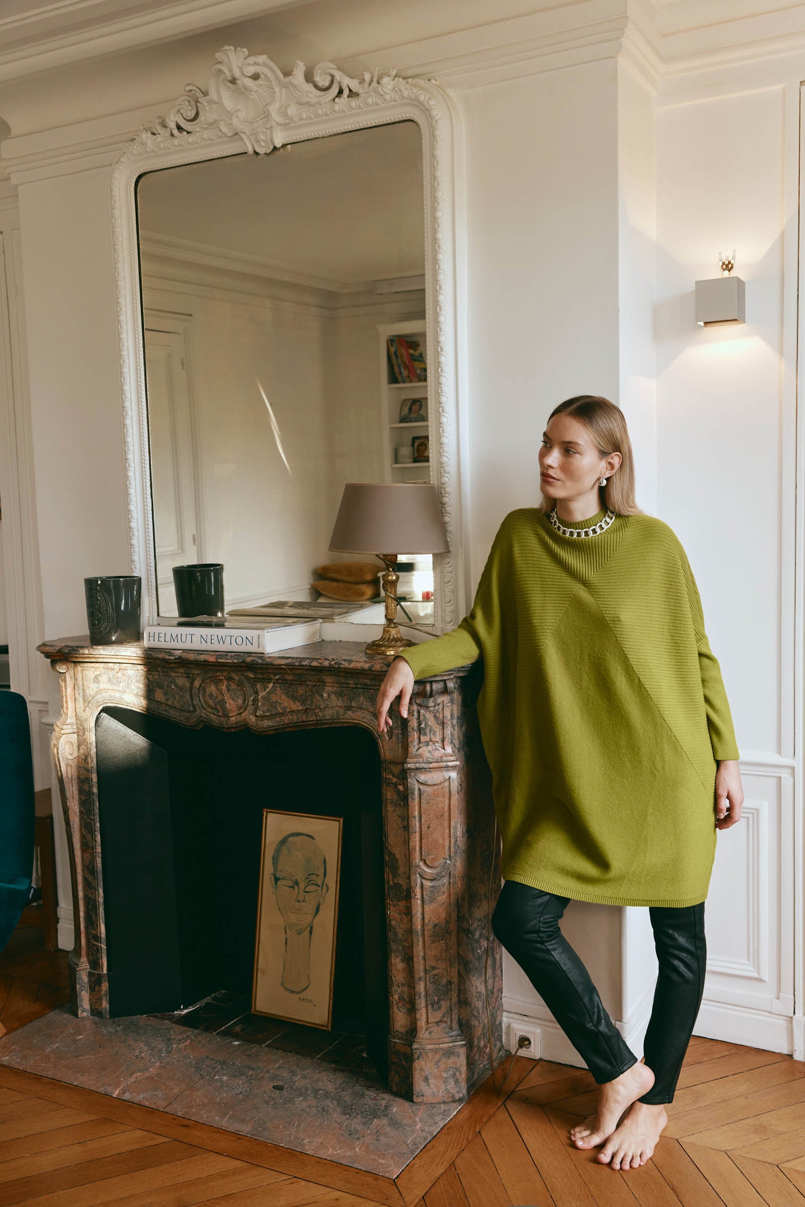 Palmer Oversize Knit - Chartreuse