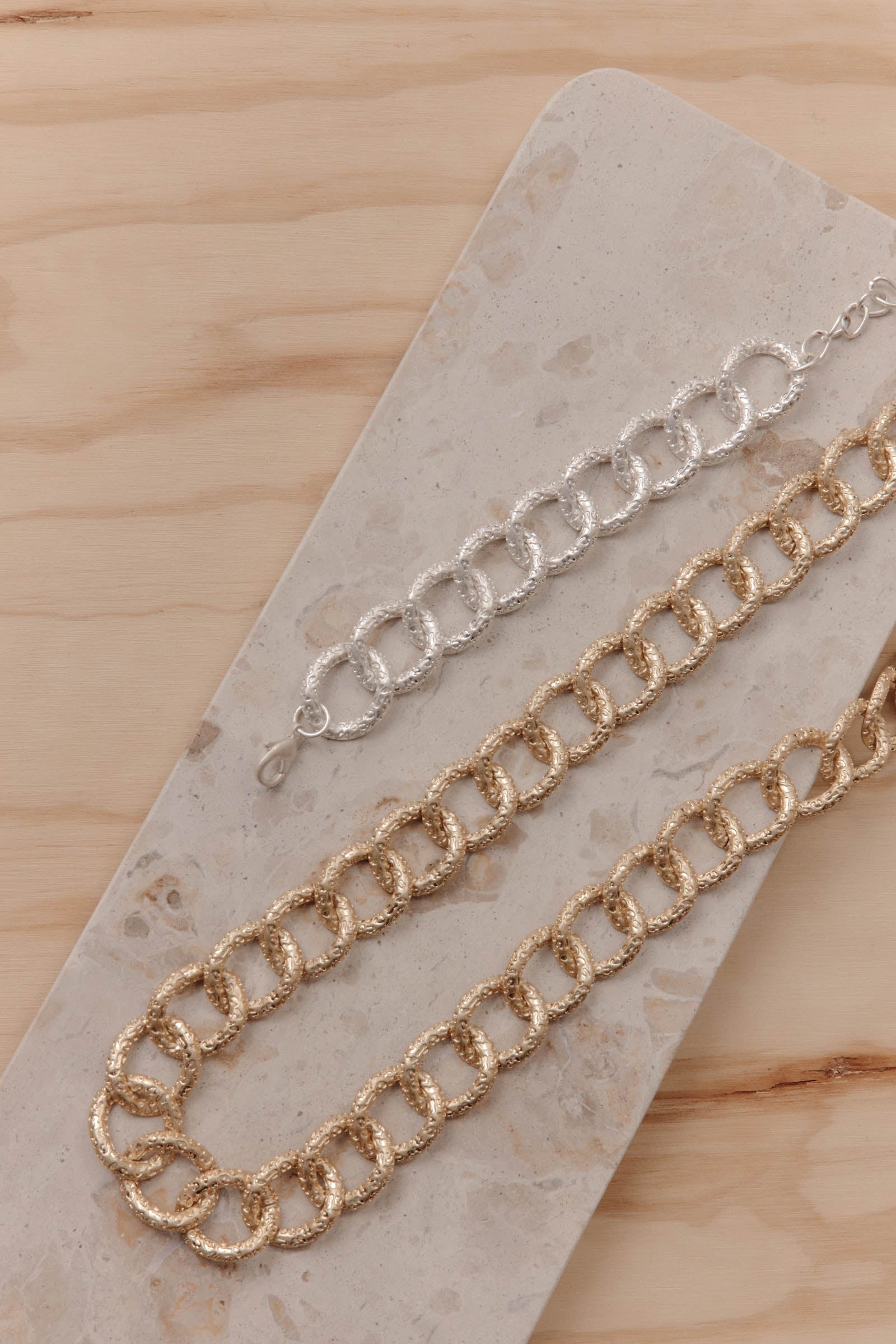 Estel Chain Necklace - Gold