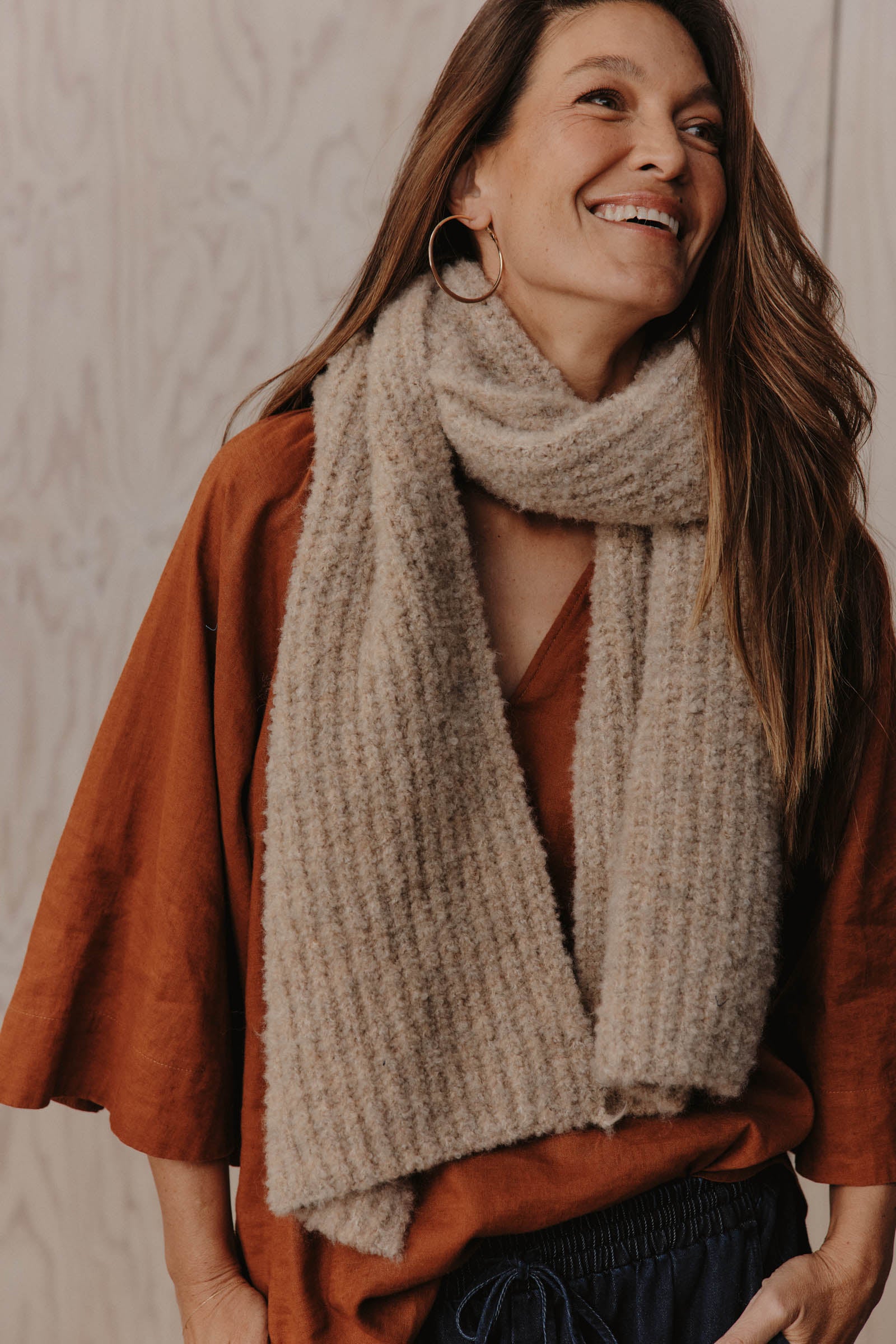 Naviva Scarf - Flax