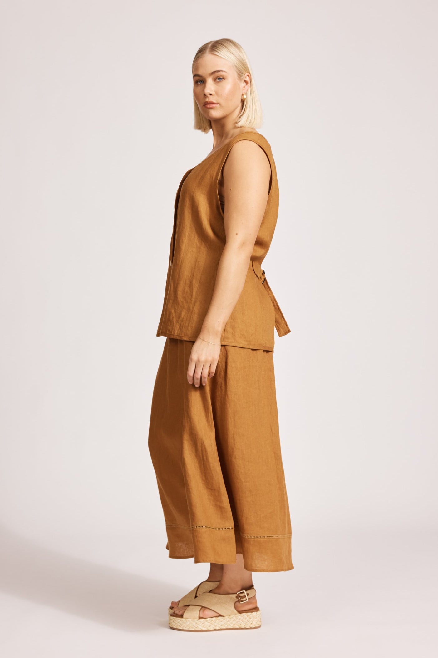 Miramar Vest - Caramel