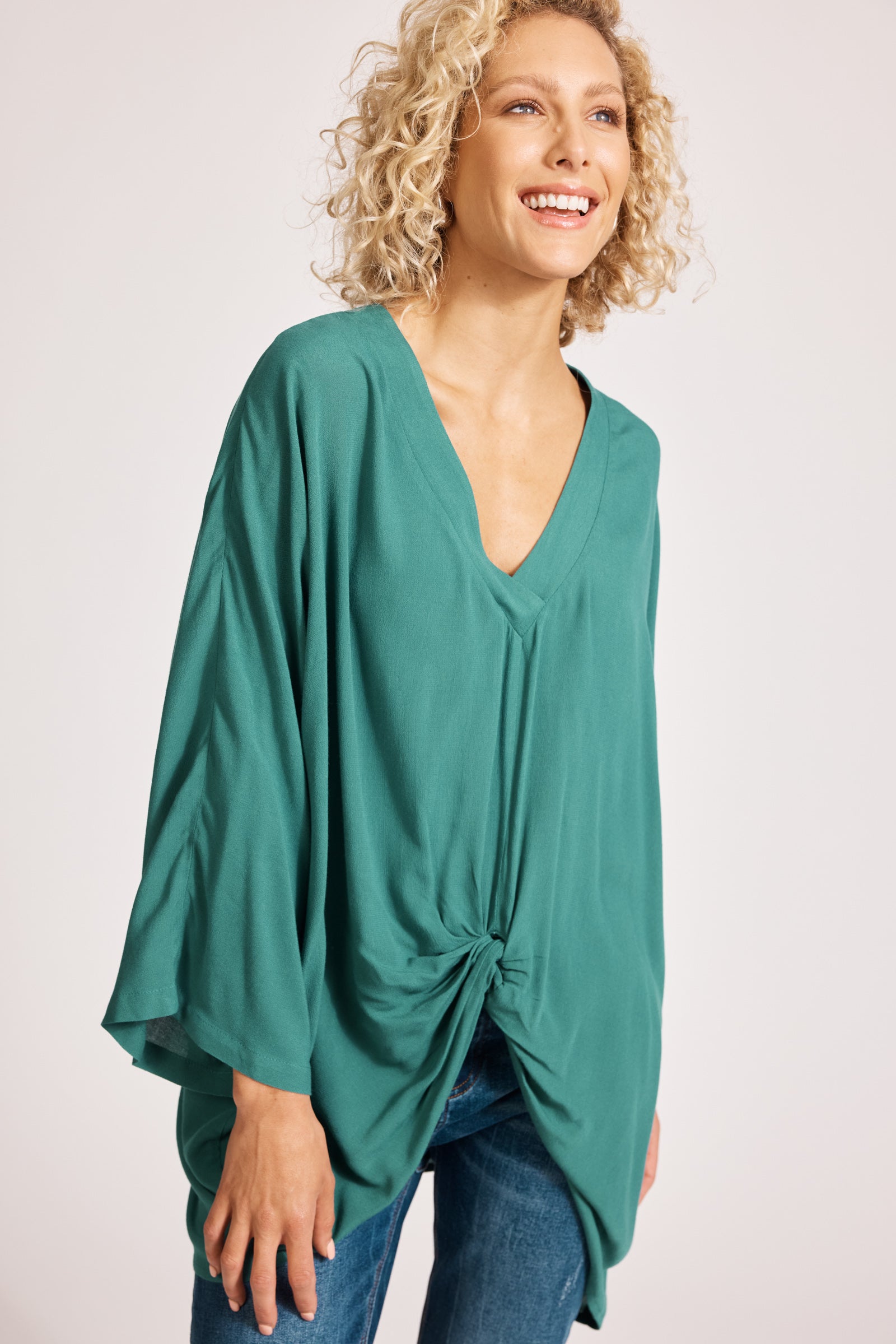 Alegria Twist Top - Lagoon