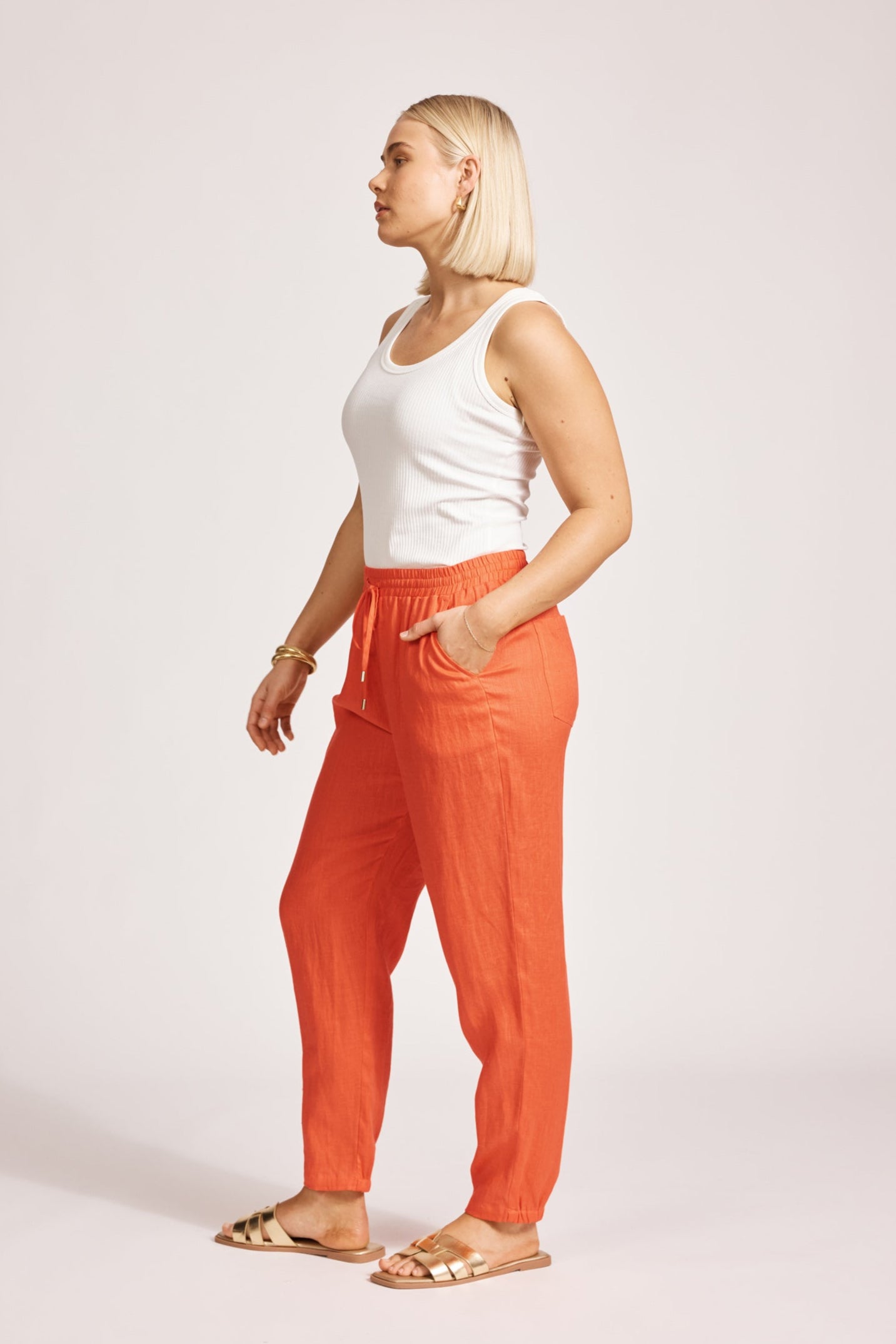 Miramar Pant - Coral