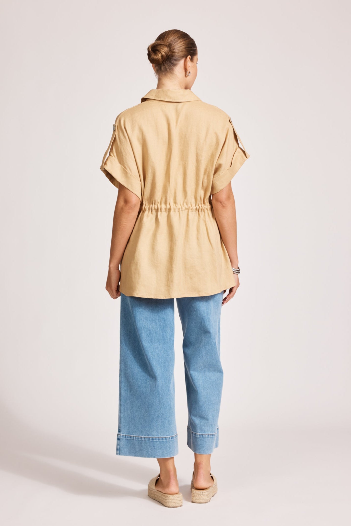 Miramar Tie Shirt - Camel