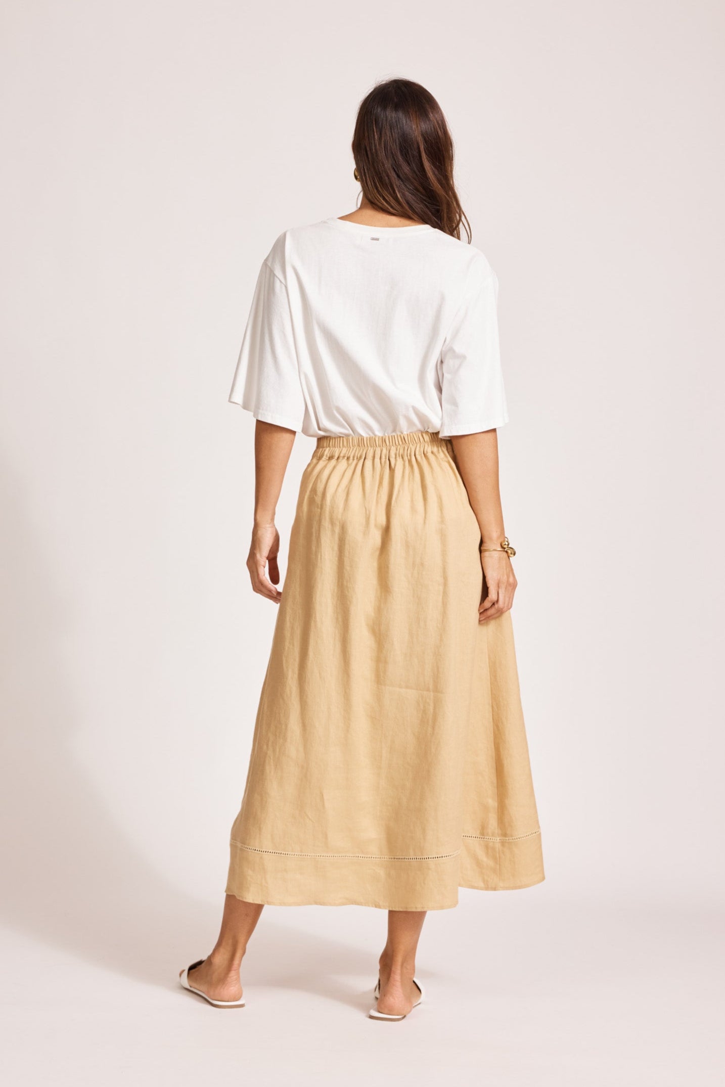 Miramar Maxi Skirt - Camel