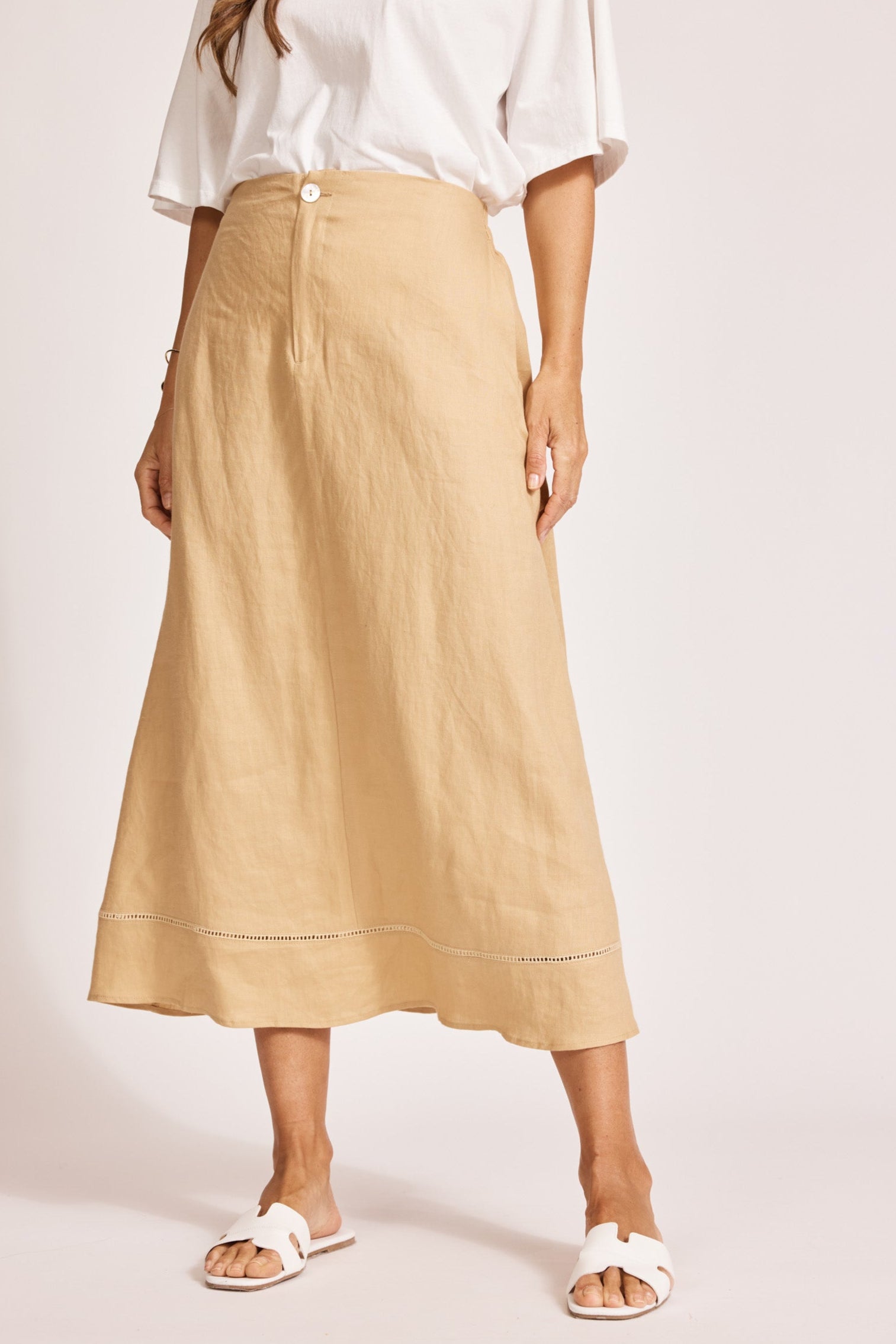 Miramar Maxi Skirt - Camel
