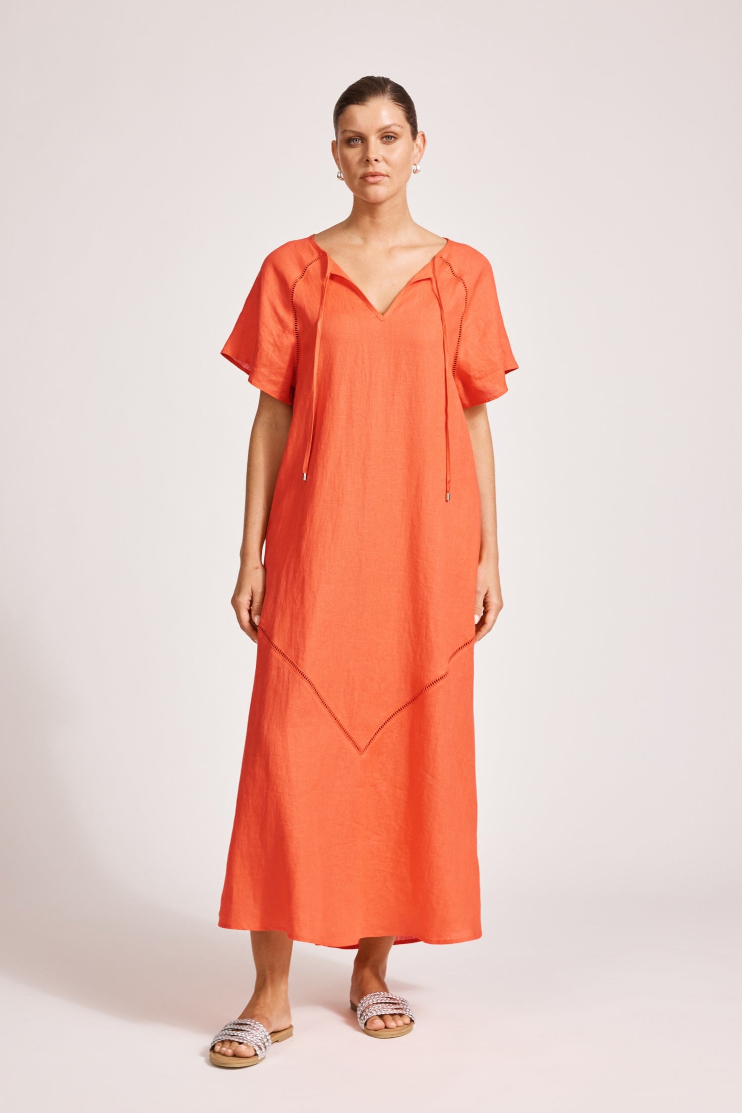 Miramar Maxi Dress - Coral
