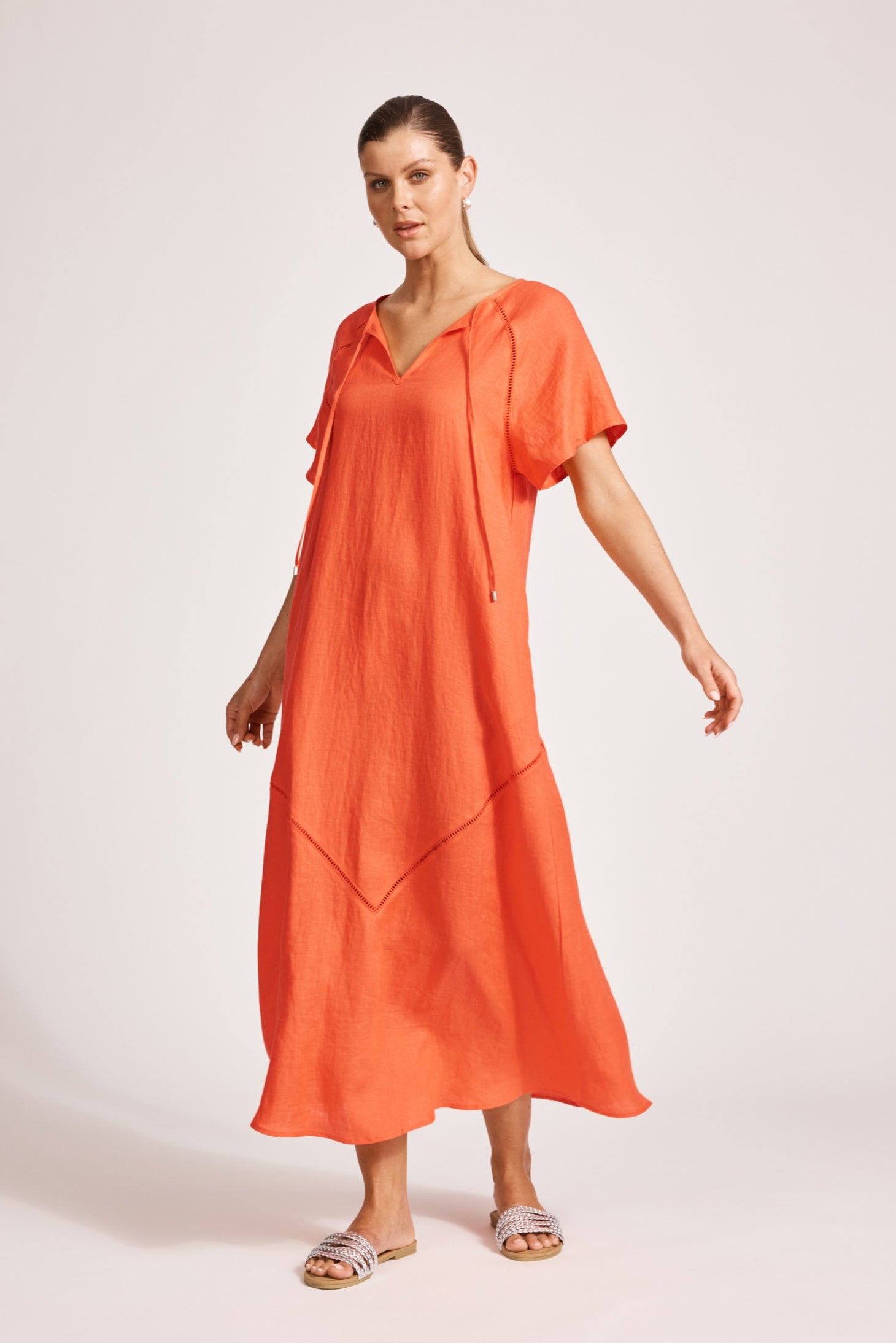 Miramar Maxi Dress - Coral