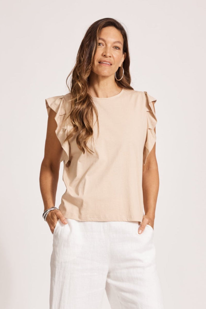 Francia Frill Tank - Stone