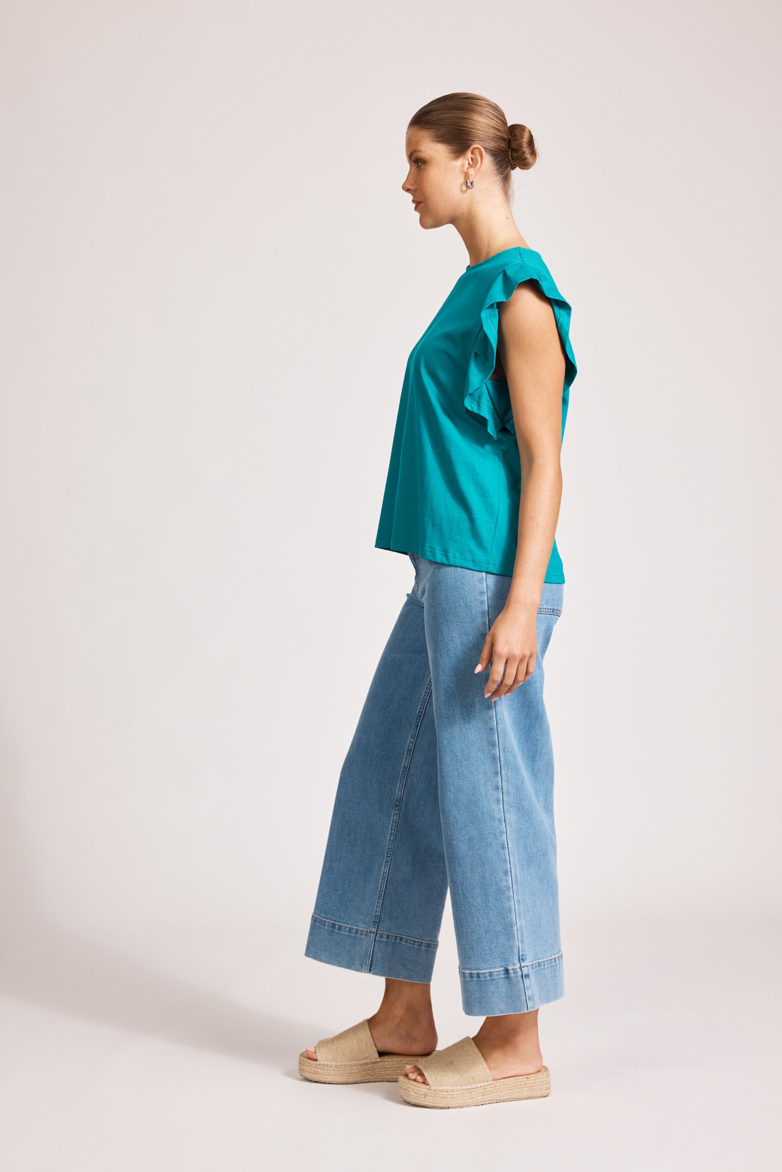 Francia Frill Tank - Lagoon