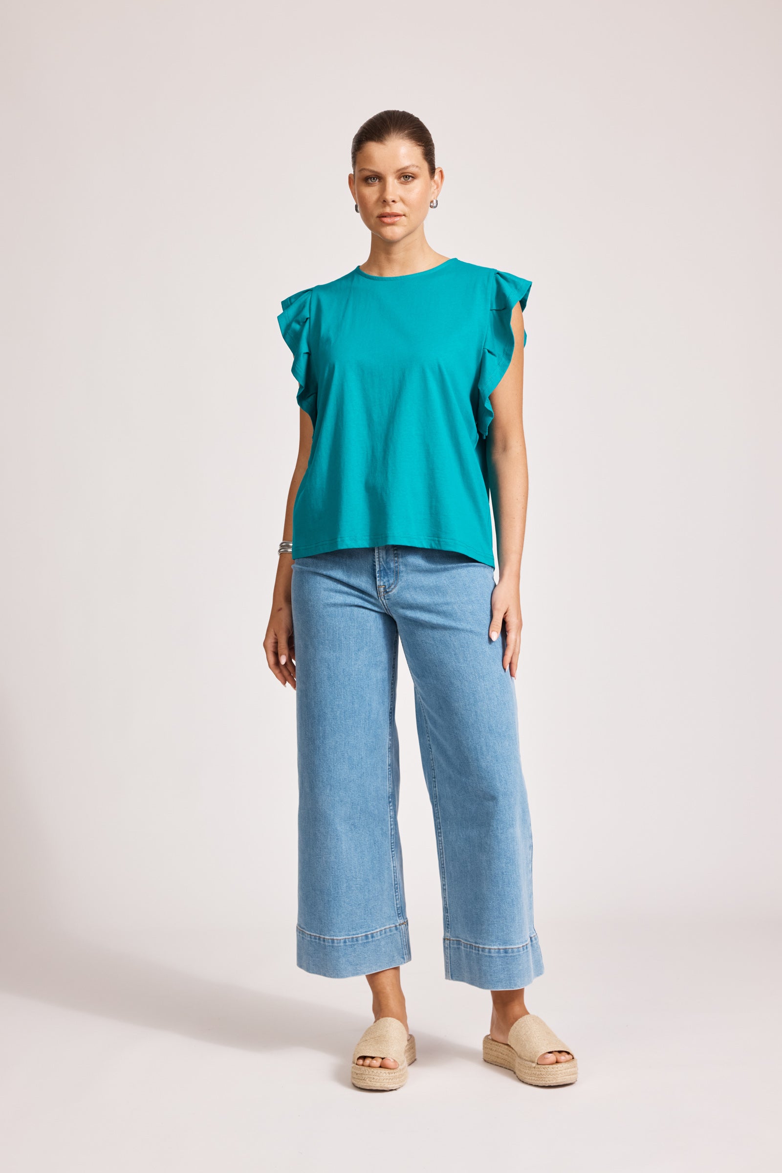Francia Frill Tank - Lagoon