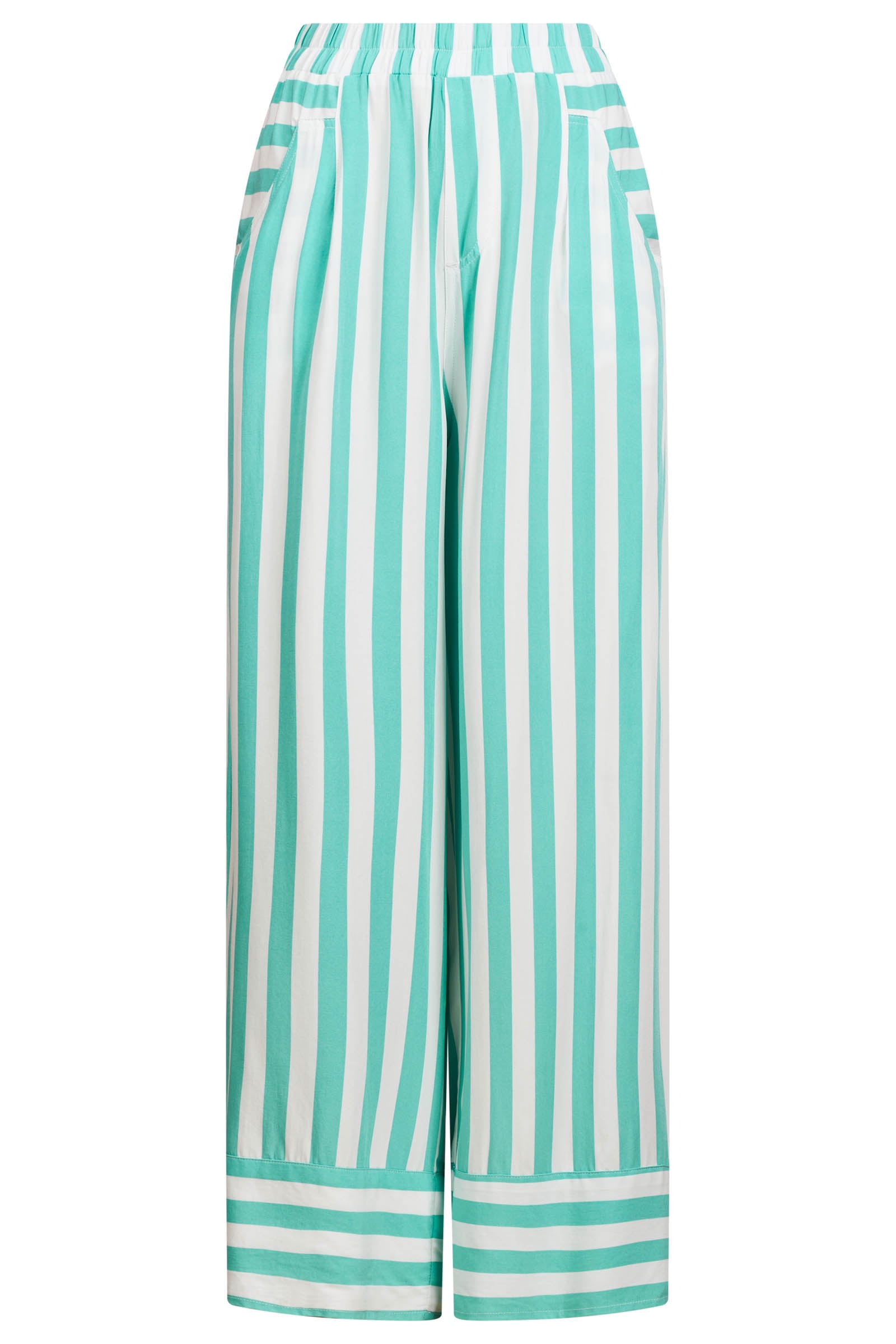 Treville Stripe Pant - Aqua
