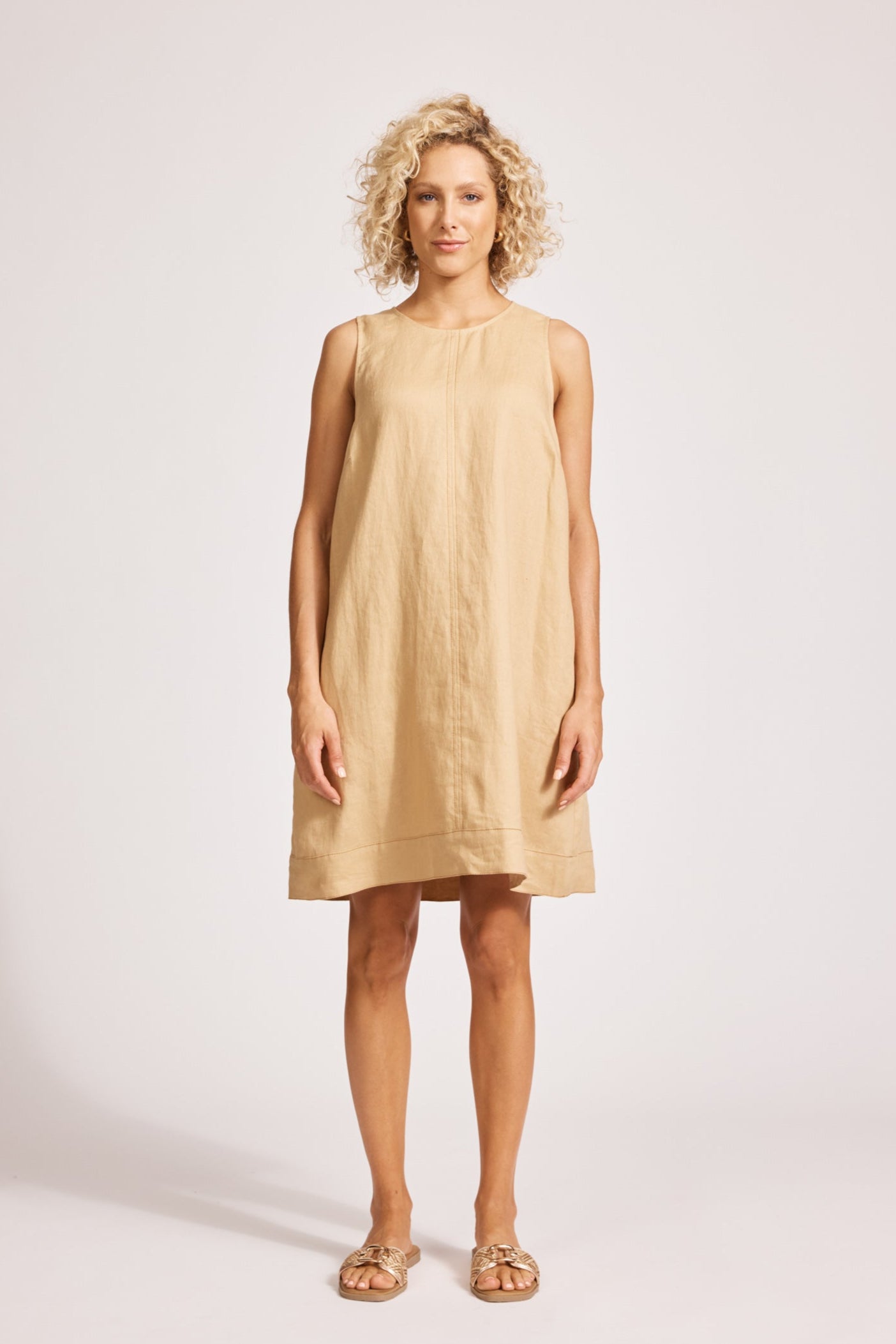 Miramar Tank Dress - Camel