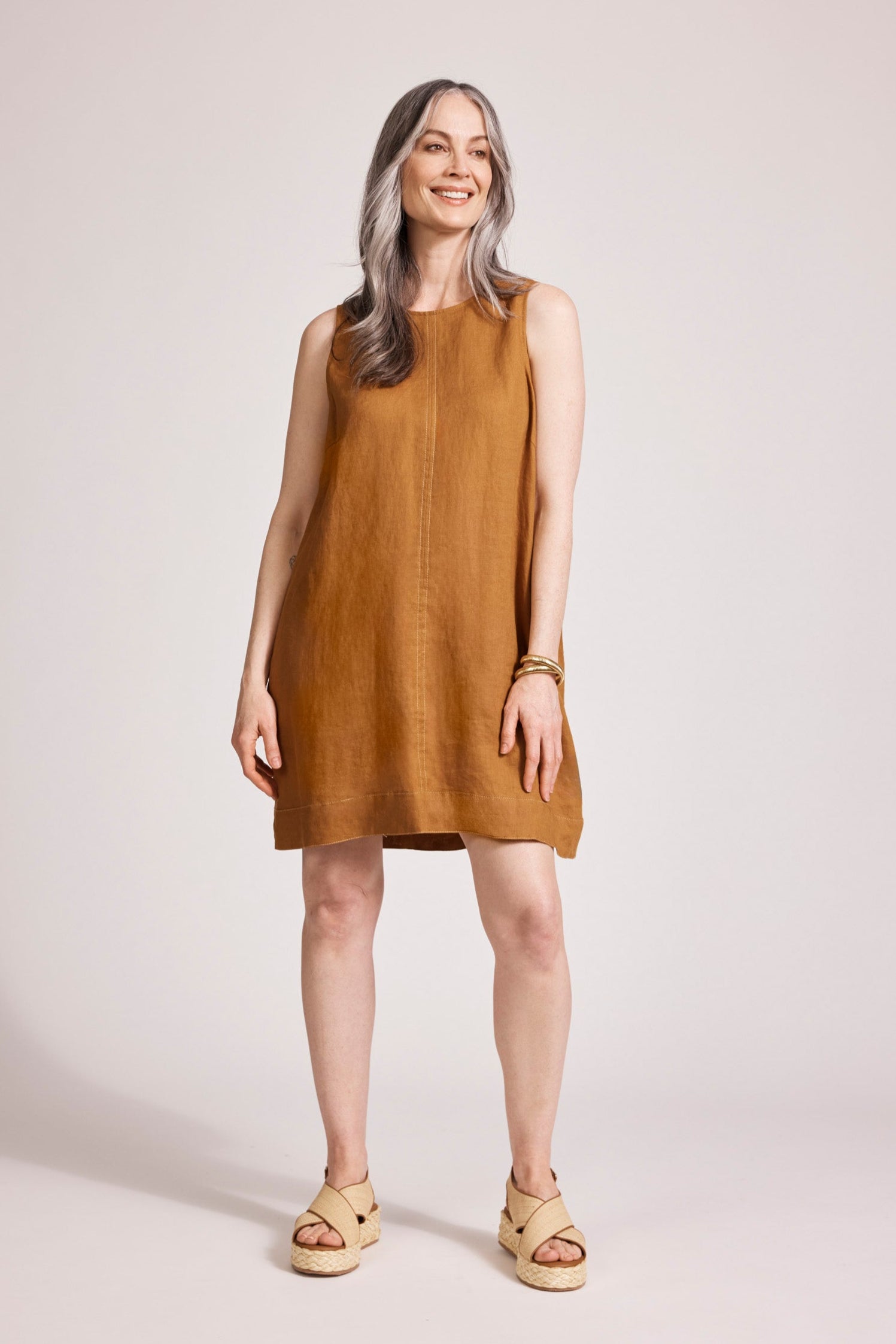 Miramar Tank Dress - Caramel