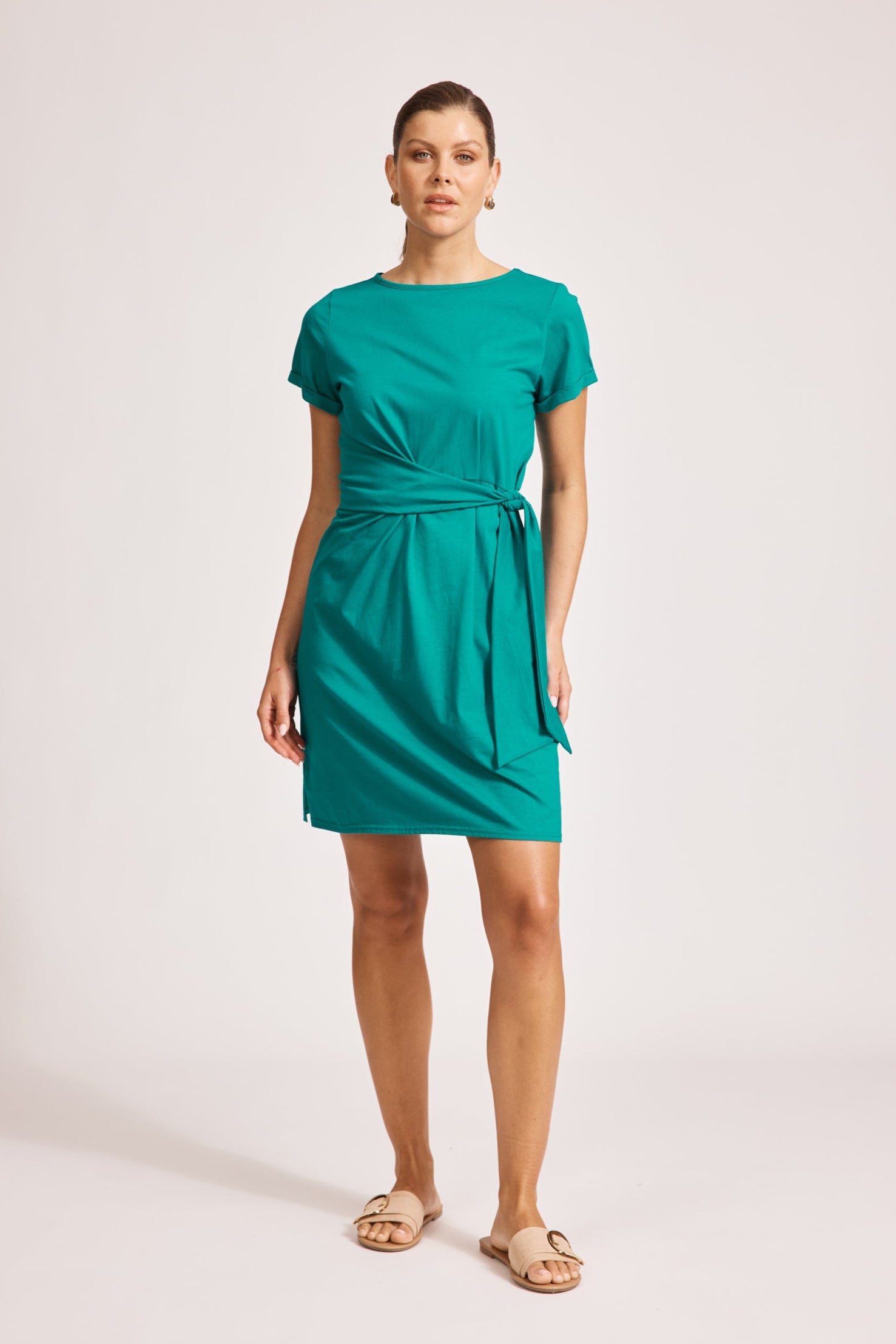 Francia Tie Dress - Lagoon