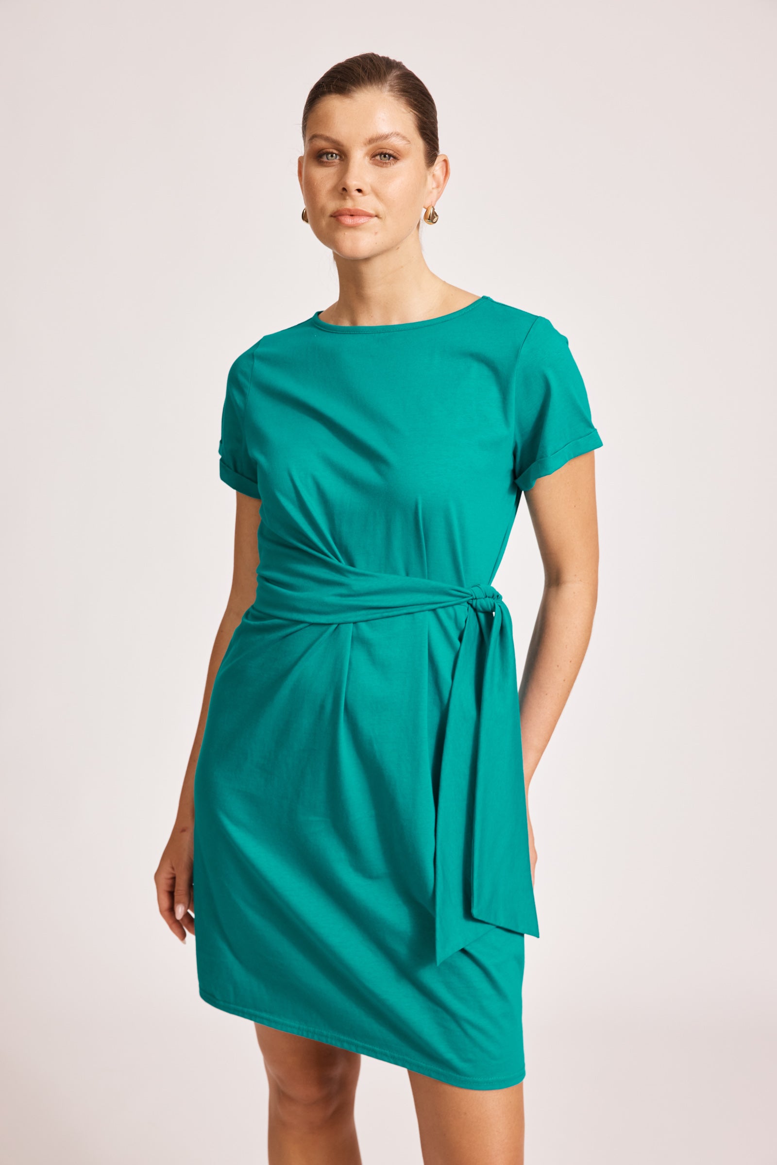 Francia Tie Dress - Lagoon