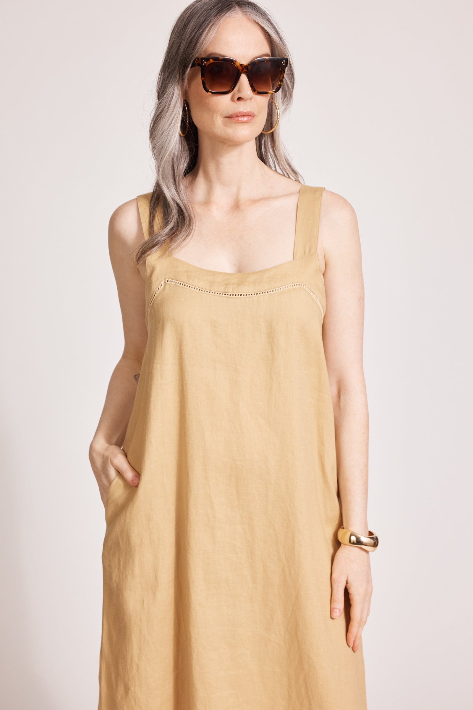 Miramar Tank Maxi Dress - Camel