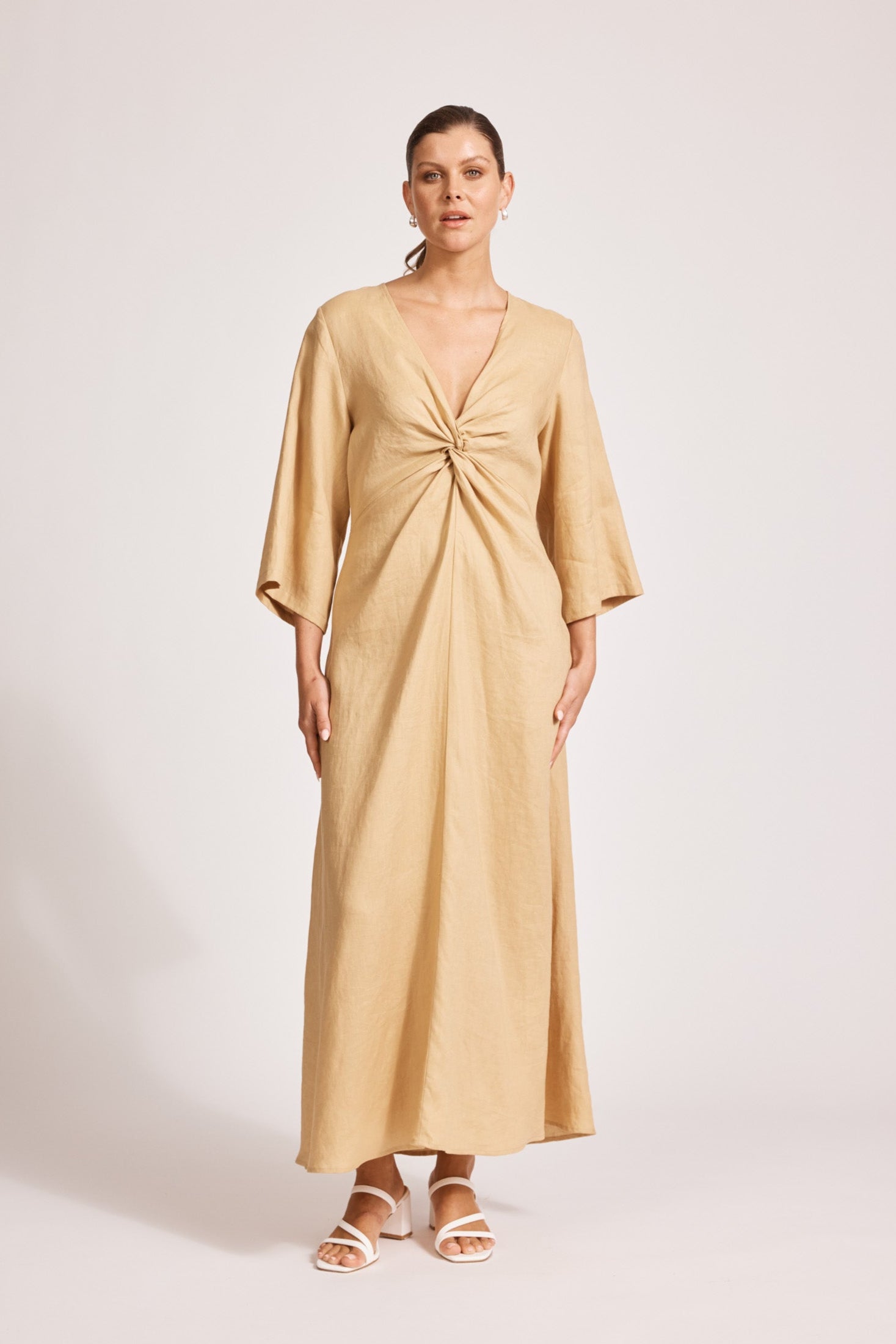 Miramar Twist Maxi Dress - Camel